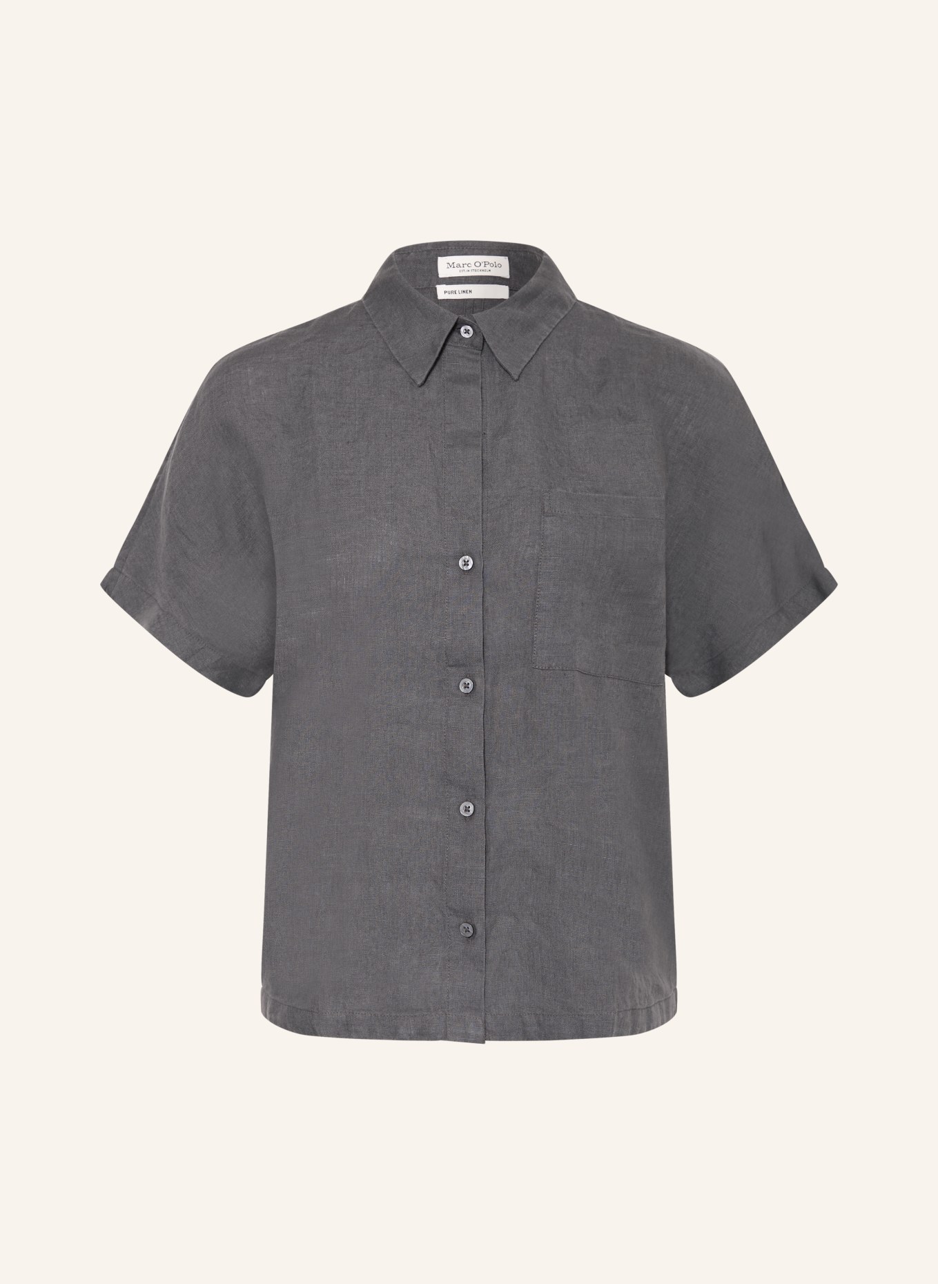 Marc O'Polo Linen shirt: GRAY