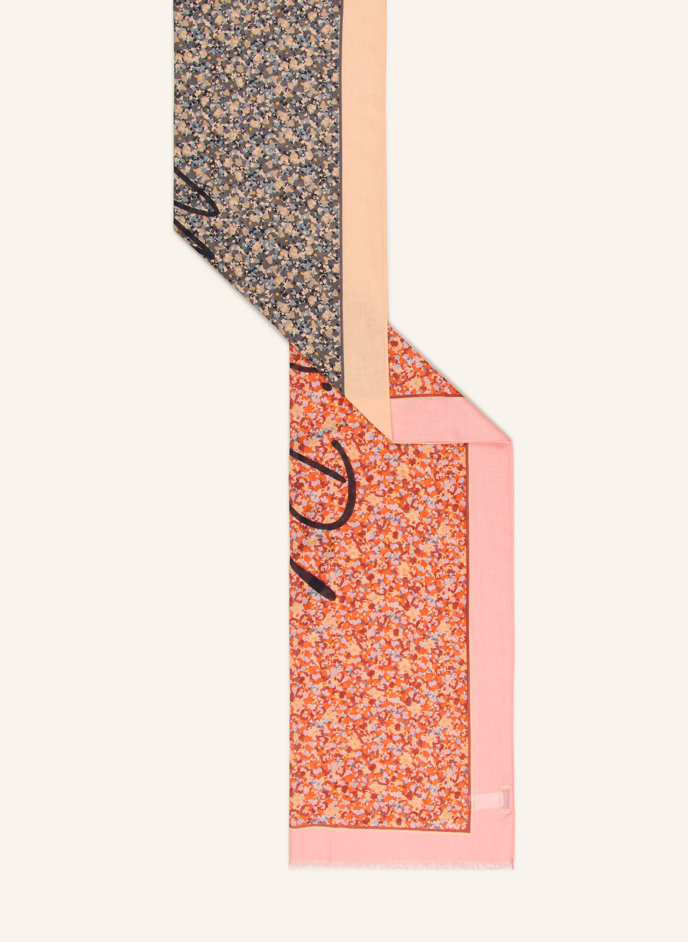Marc O'Polo Schal: ROSA / ORANGE / HELLBLAU