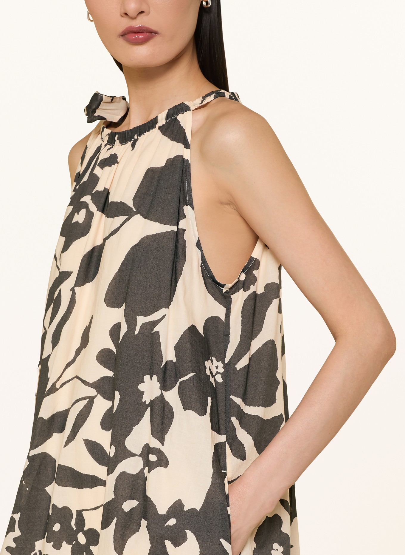 Marc O'Polo Kleid: DUNKELGRAU / BEIGE