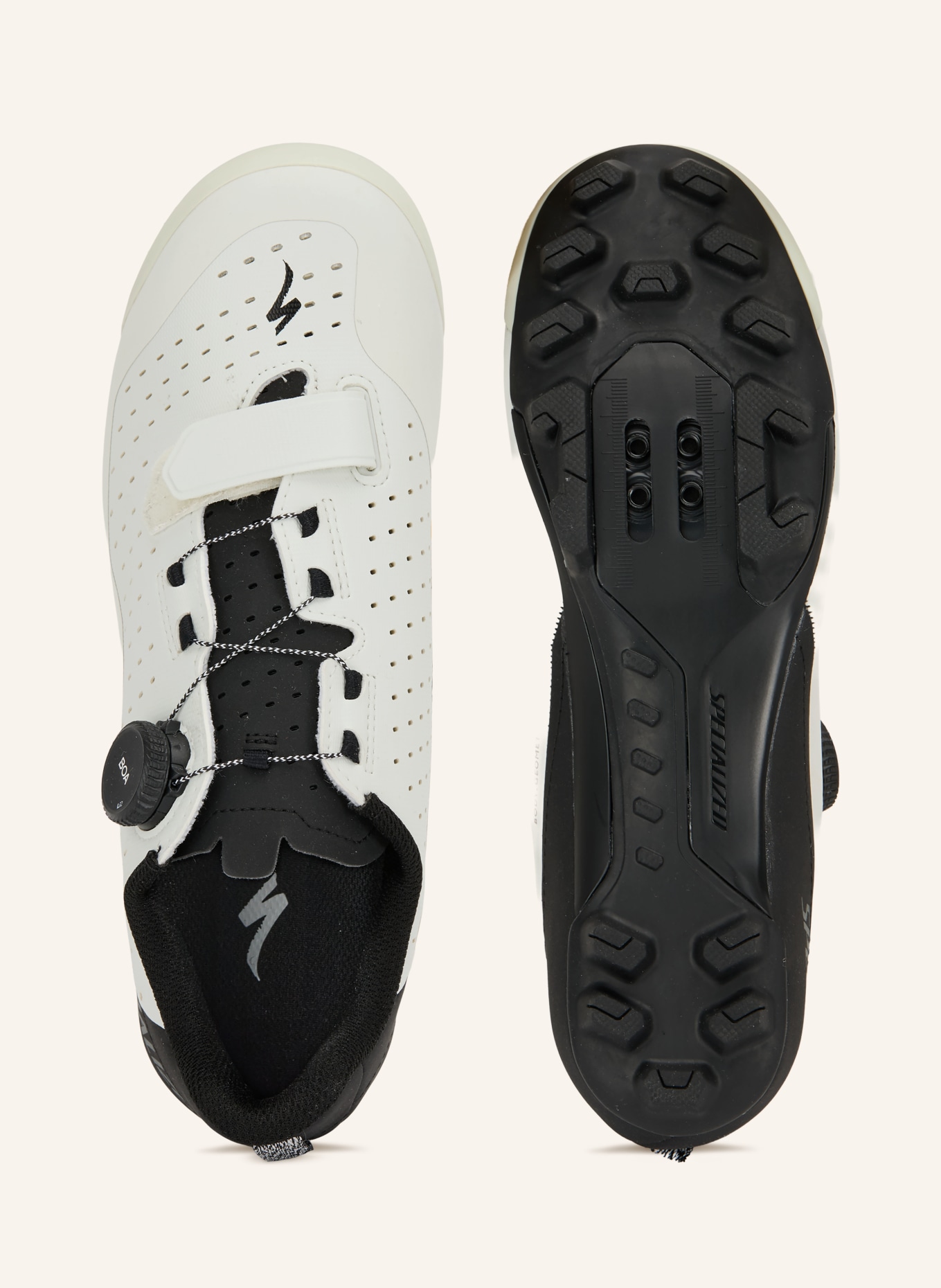 SPECIALIZED Mountainbike-Schuhe RECON 2.0: WEISS / SCHWARZ