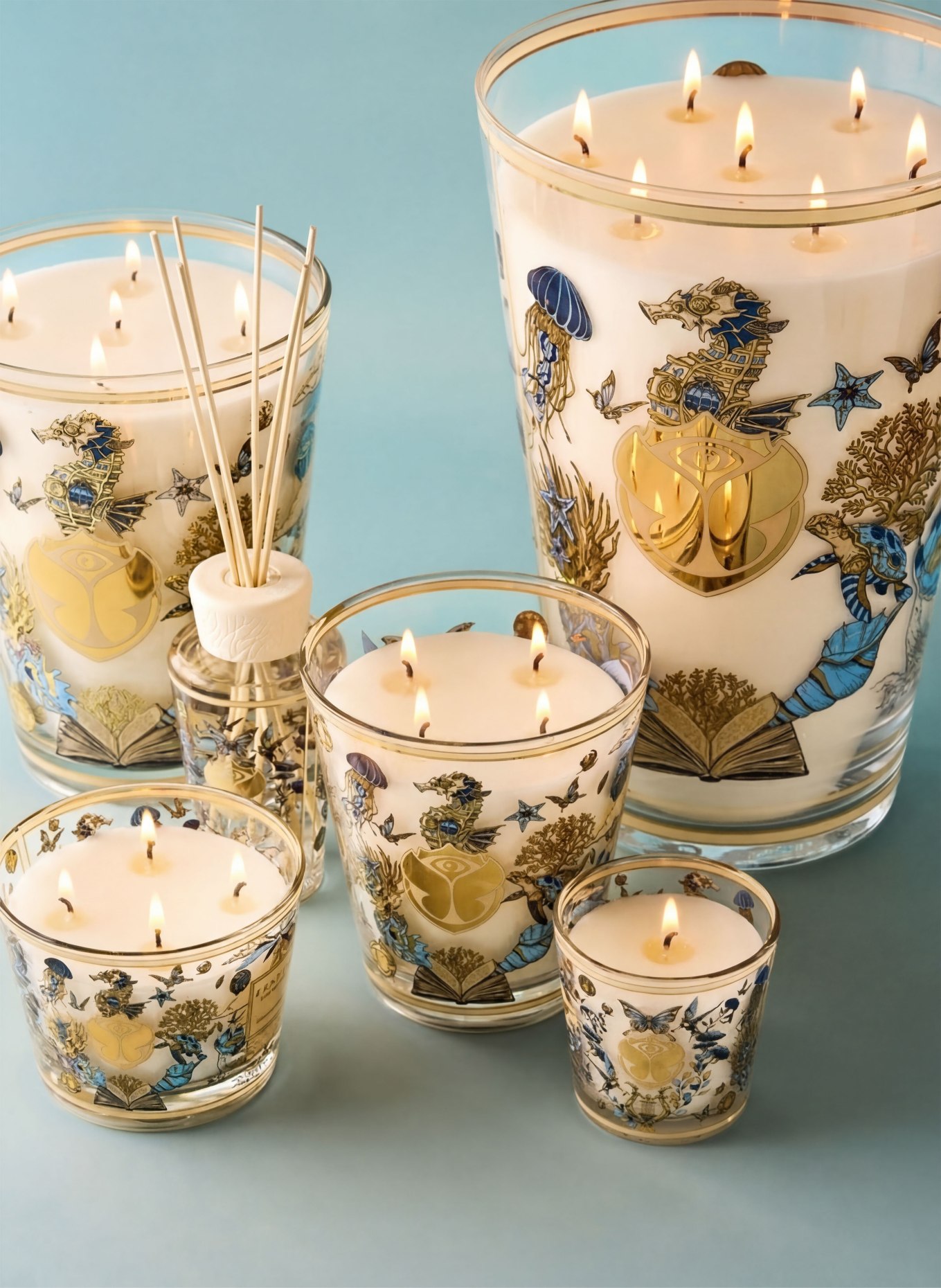 Baobab COLLECTION Duftkerze MY FIRST BAOBAB TOMORROWLAND 2026: WEISS / GOLD / HELLBLAU