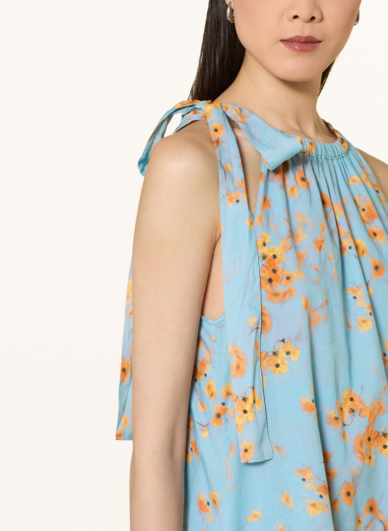 Marc O'Polo Dress: LIGHT BLUE / ORANGE / DARK YELLOW