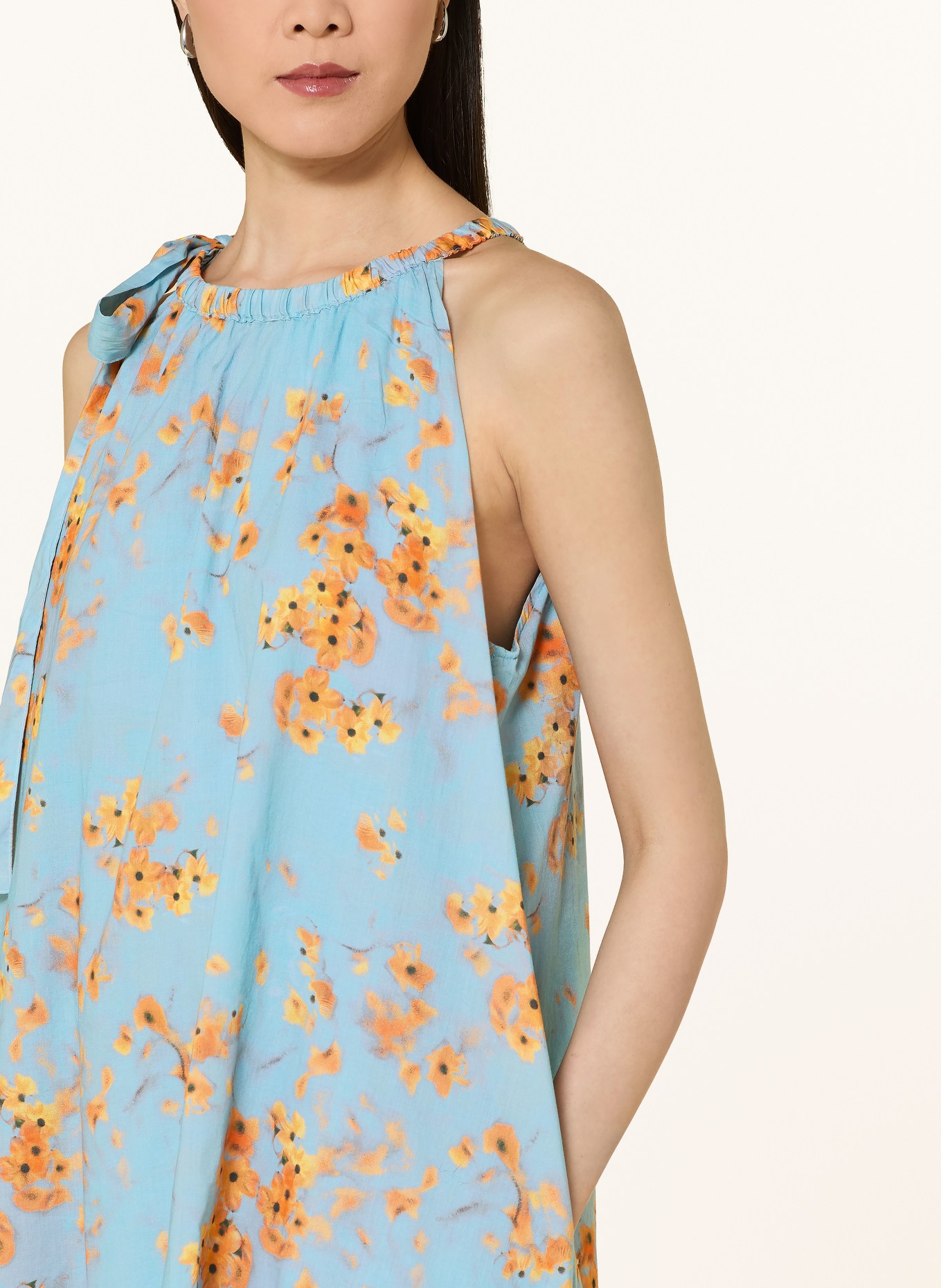 Marc O'Polo Dress: LIGHT BLUE / ORANGE / DARK YELLOW