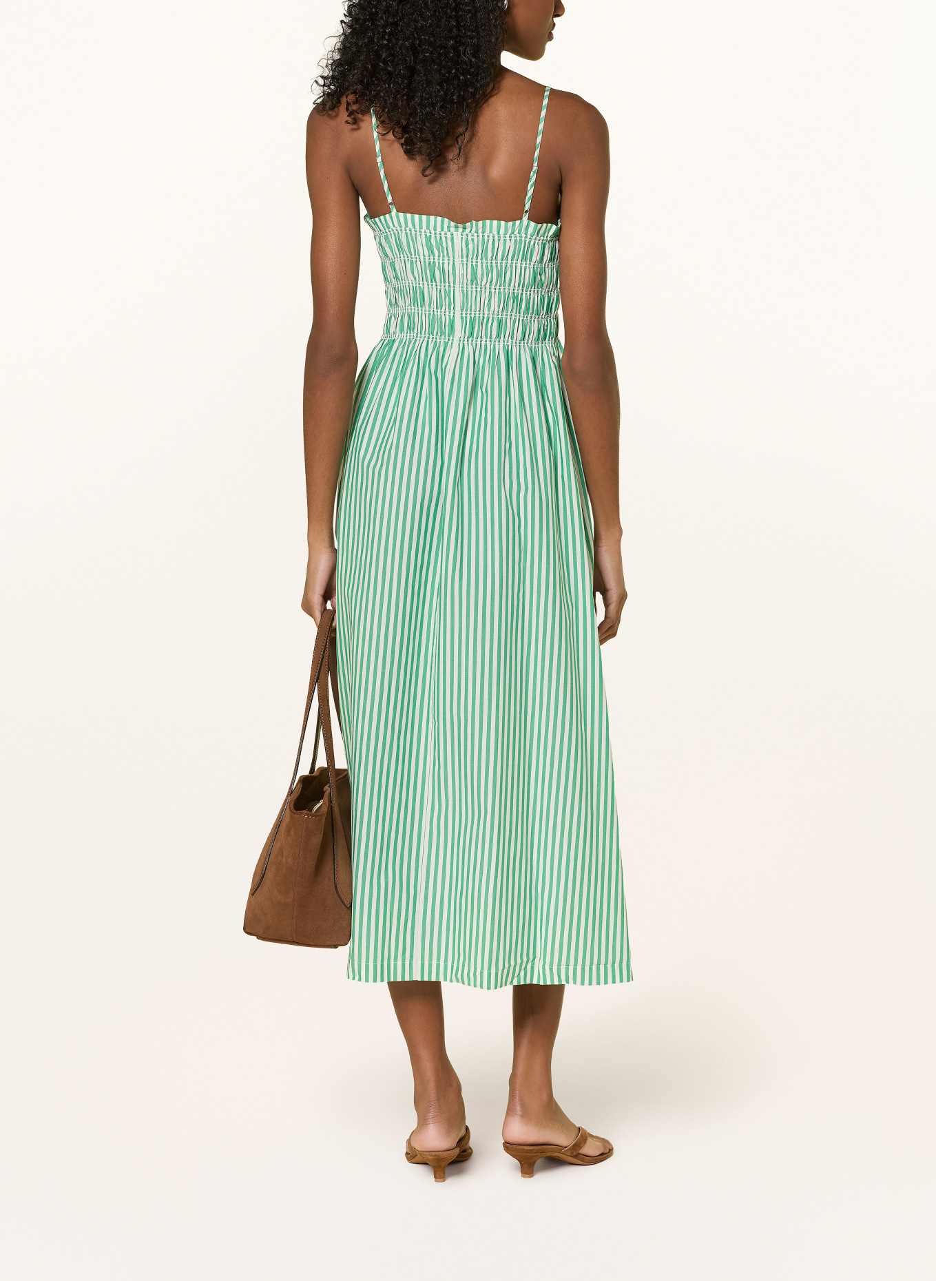 Rails PRIMOSE Dress: GREEN / WHITE