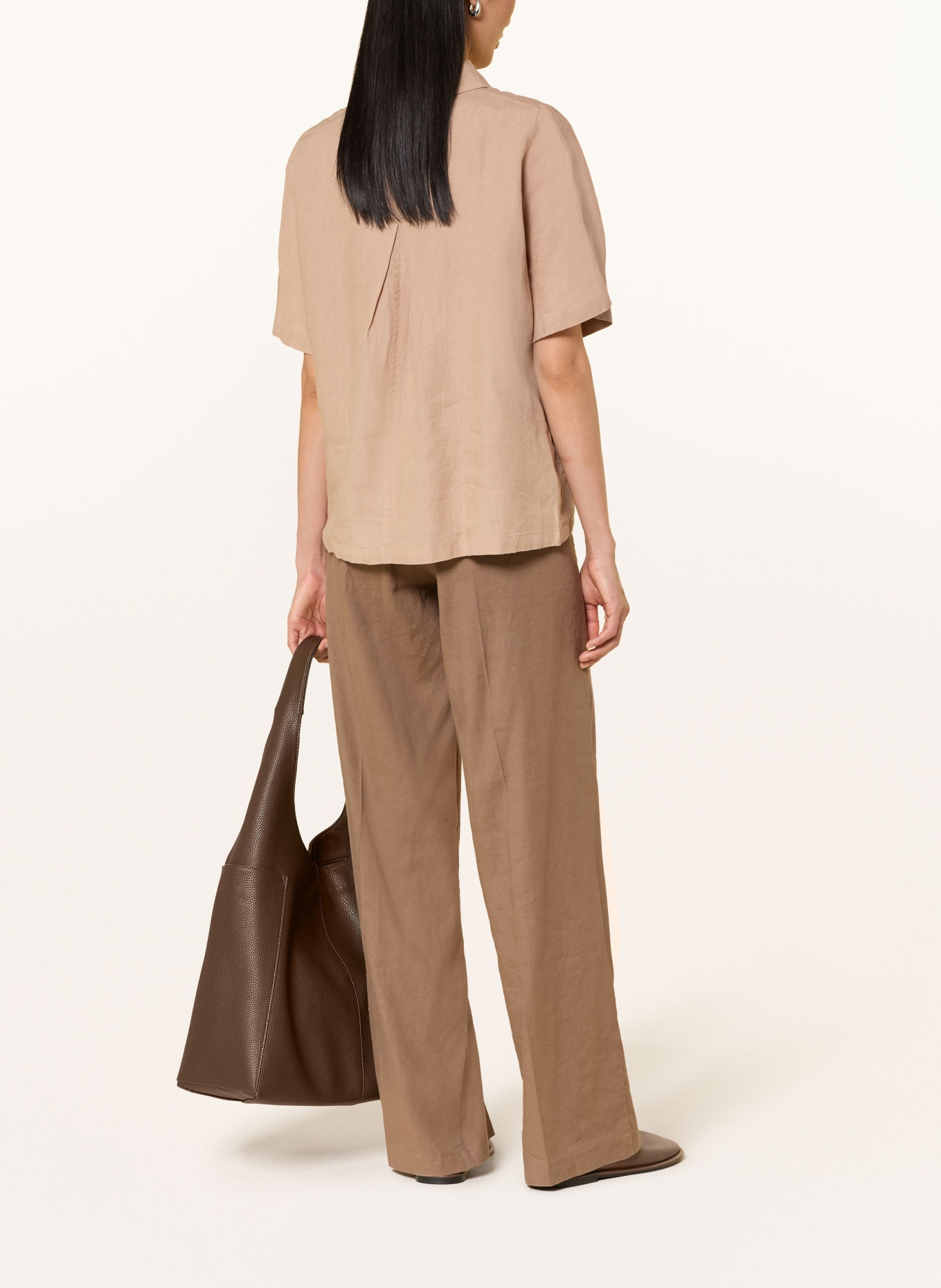 Marc O'Polo Hemdbluse aus Leinen: BEIGE