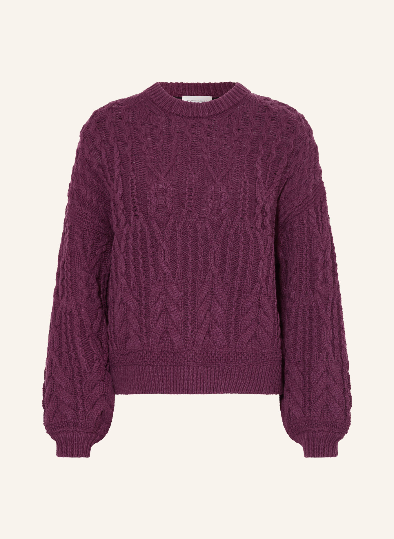 MSCH COPENHAGEN MSCHMARISELA Sweater: DARK PURPLE