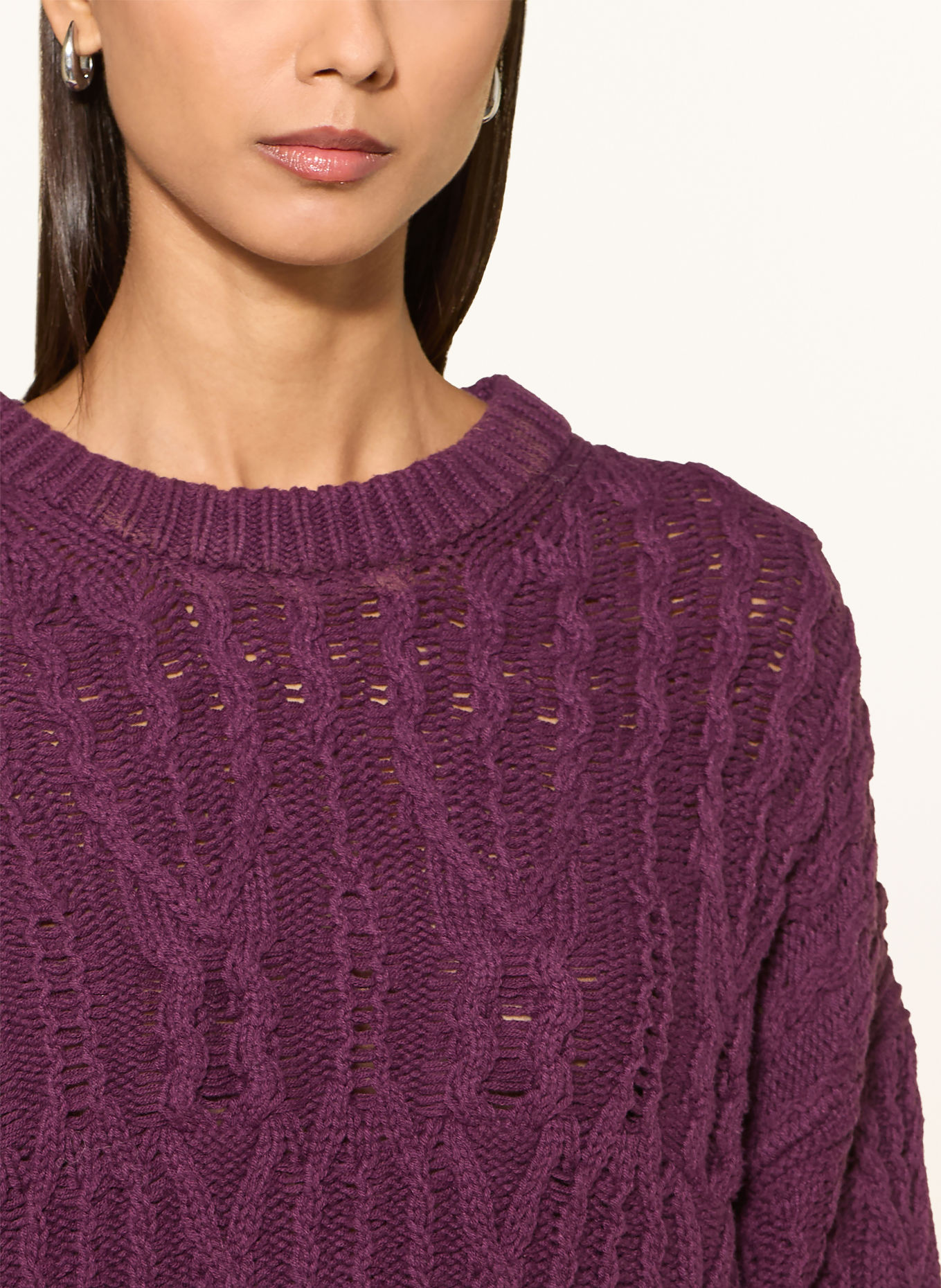 MSCH COPENHAGEN MSCHMARISELA Sweater: DARK PURPLE