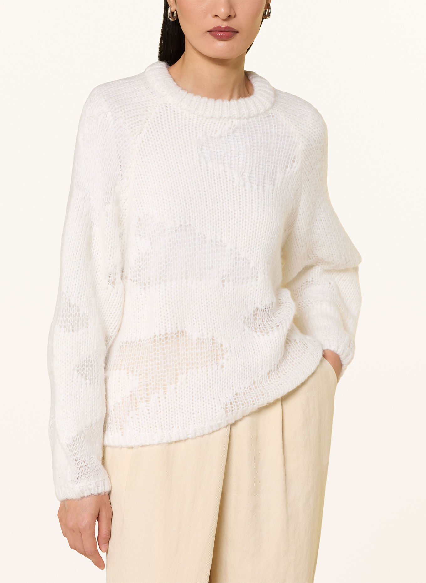 MSCH COPENHAGEN MSCHAMARYLLIS HEIDI Sweater: ECRU