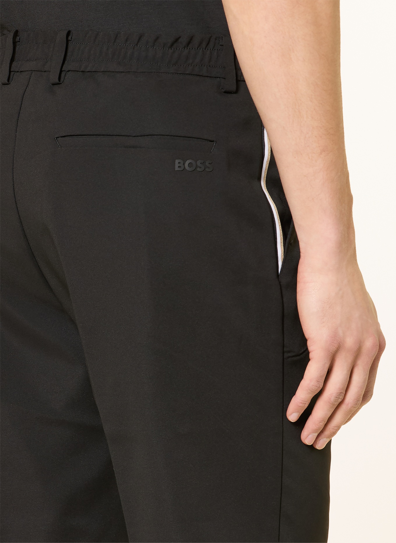 BOSS GOC Regular Fit Golf Shorts: BLACK