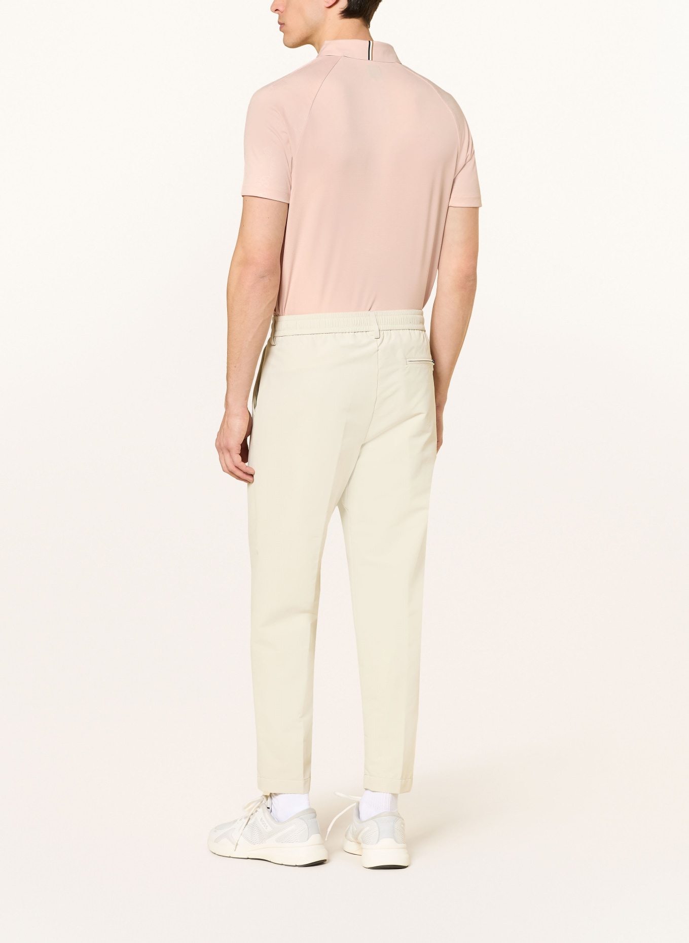 BOSS GOC Regular Fit Performance Polo Shirt: ROSE