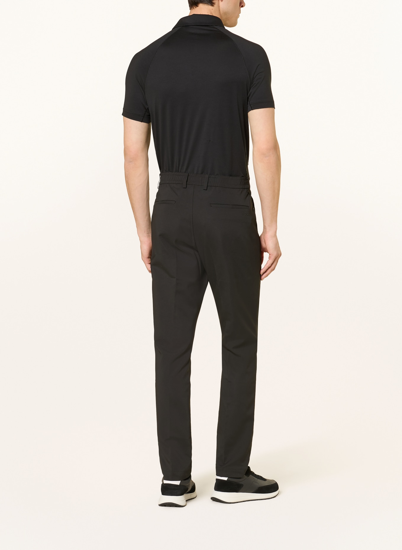 BOSS GOC Regular Fit Golf Pants: BLACK