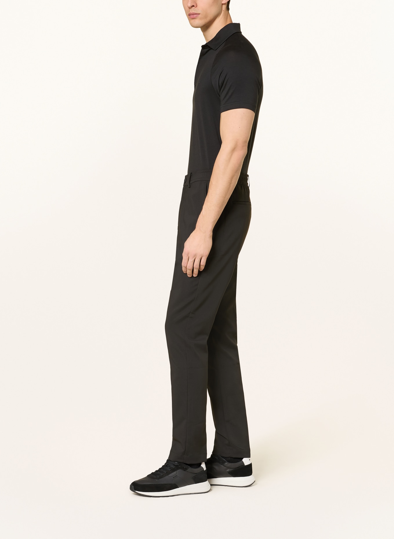 BOSS GOC Regular Fit Golf Pants: BLACK