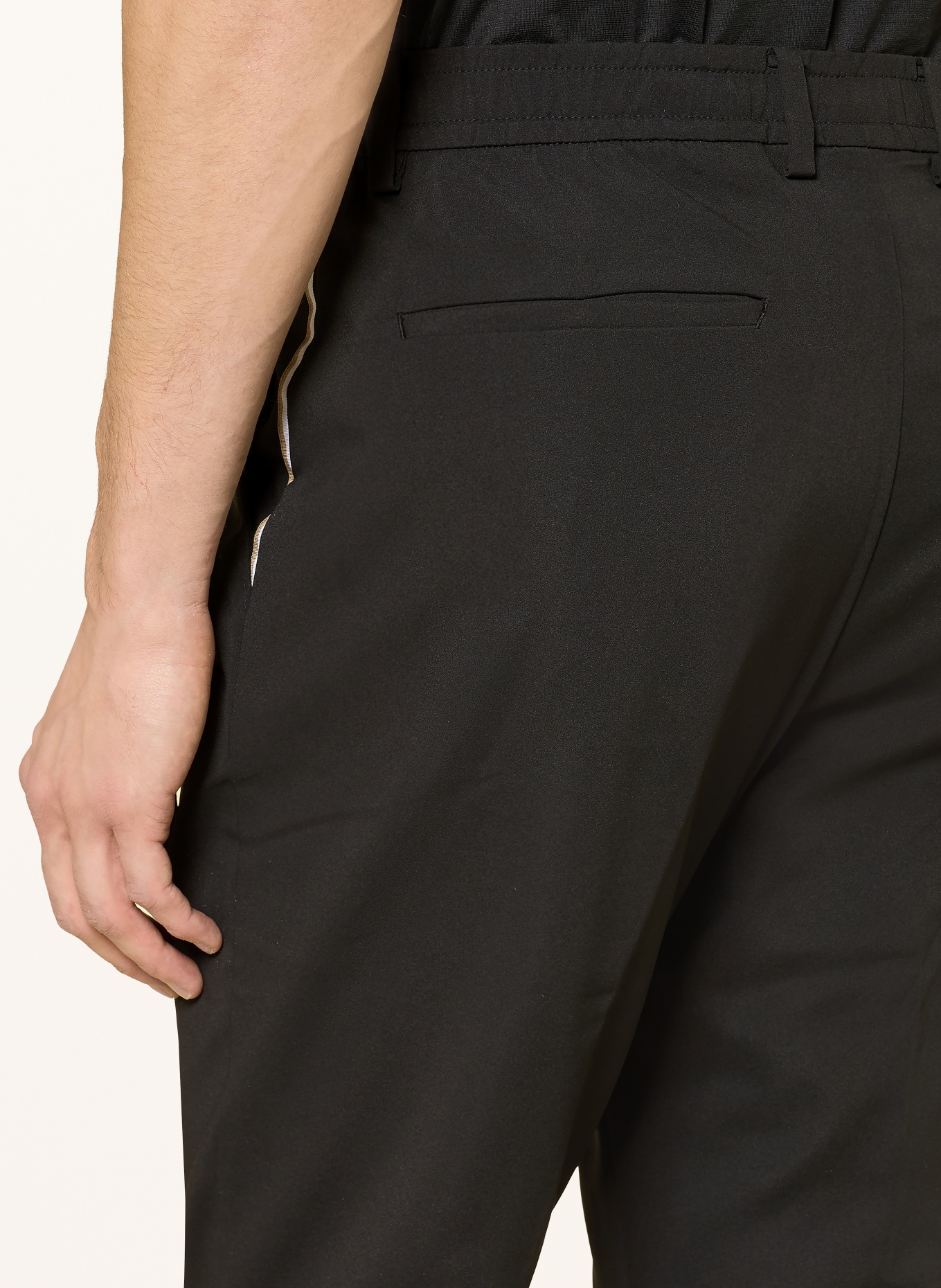 BOSS GOC Regular Fit Golf Pants: BLACK