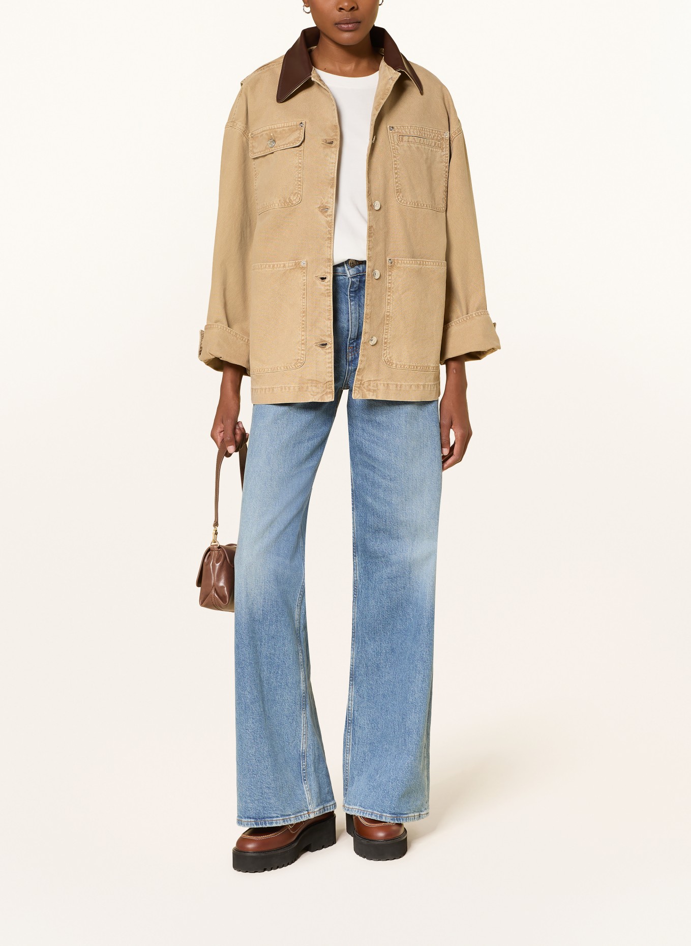 maje Jeansjacke: 0130 BEIGE