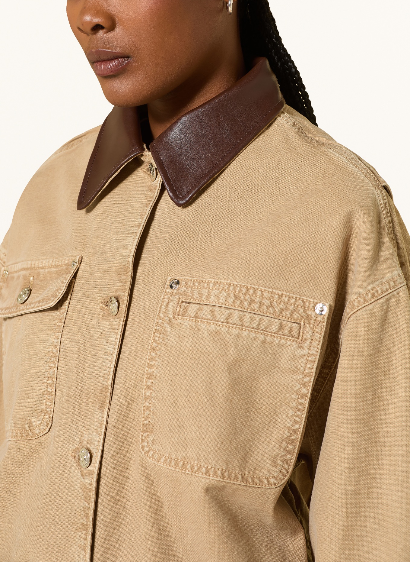 maje Jeansjacke: 0130 BEIGE