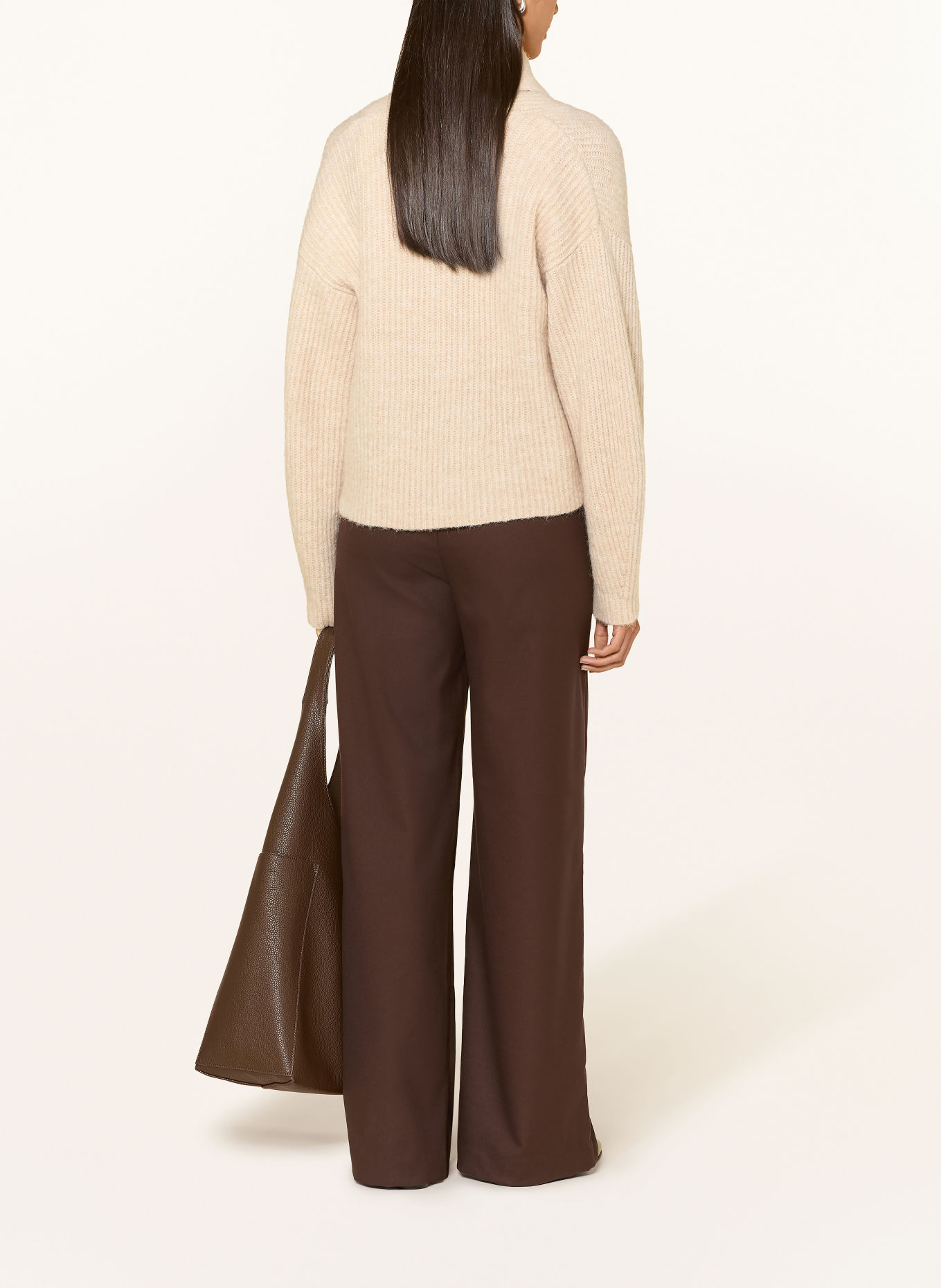 MSCH COPENHAGEN Pletená vesta MSCHVIANNIE: BÉŽOVÁ / KRÉMOVÁ