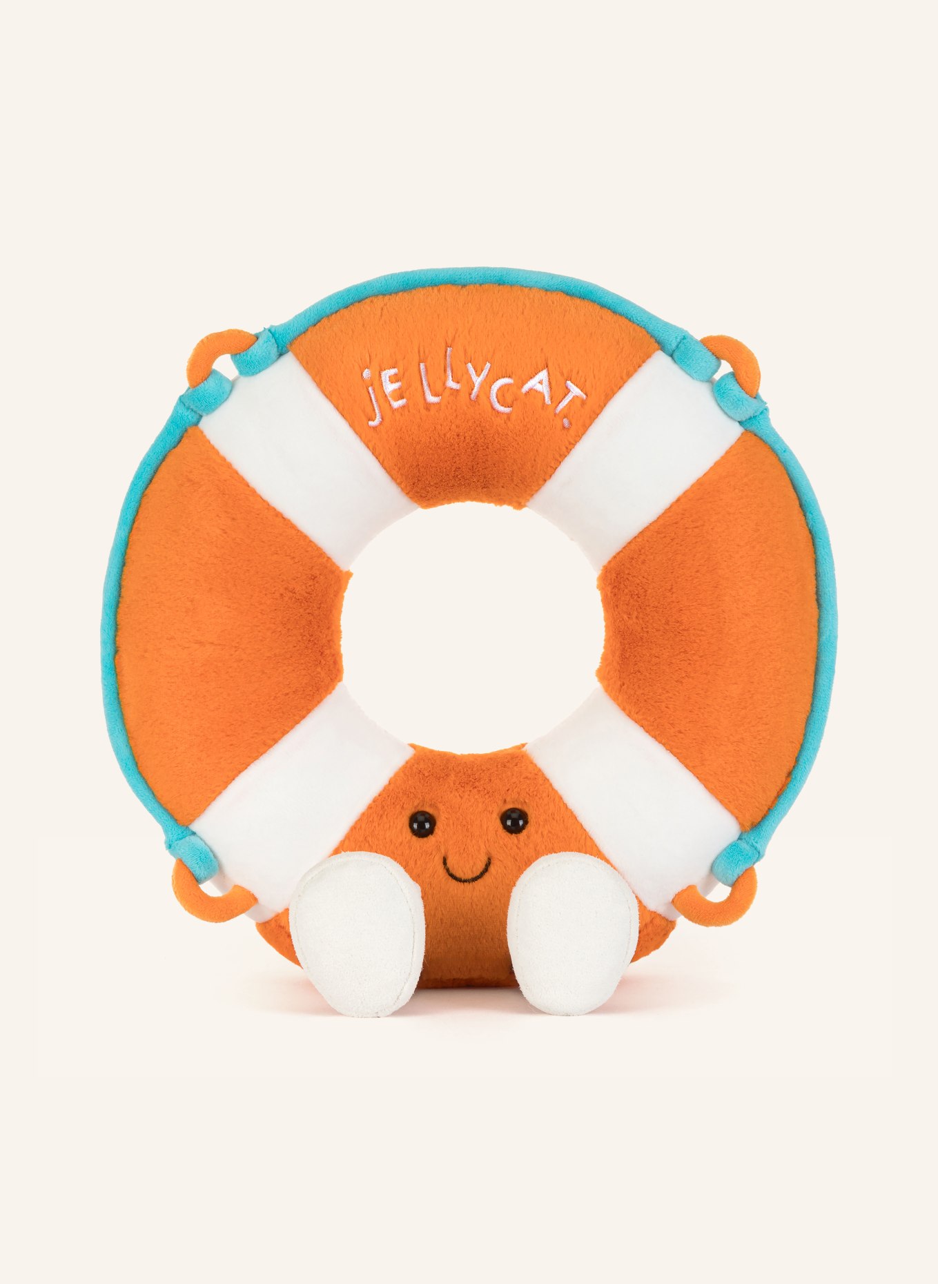 Jellycat Pluszowa zabawka AMUSEABLES LIFE RING: POMARAŃCZOWY / TURKUSOWY / BIAŁY