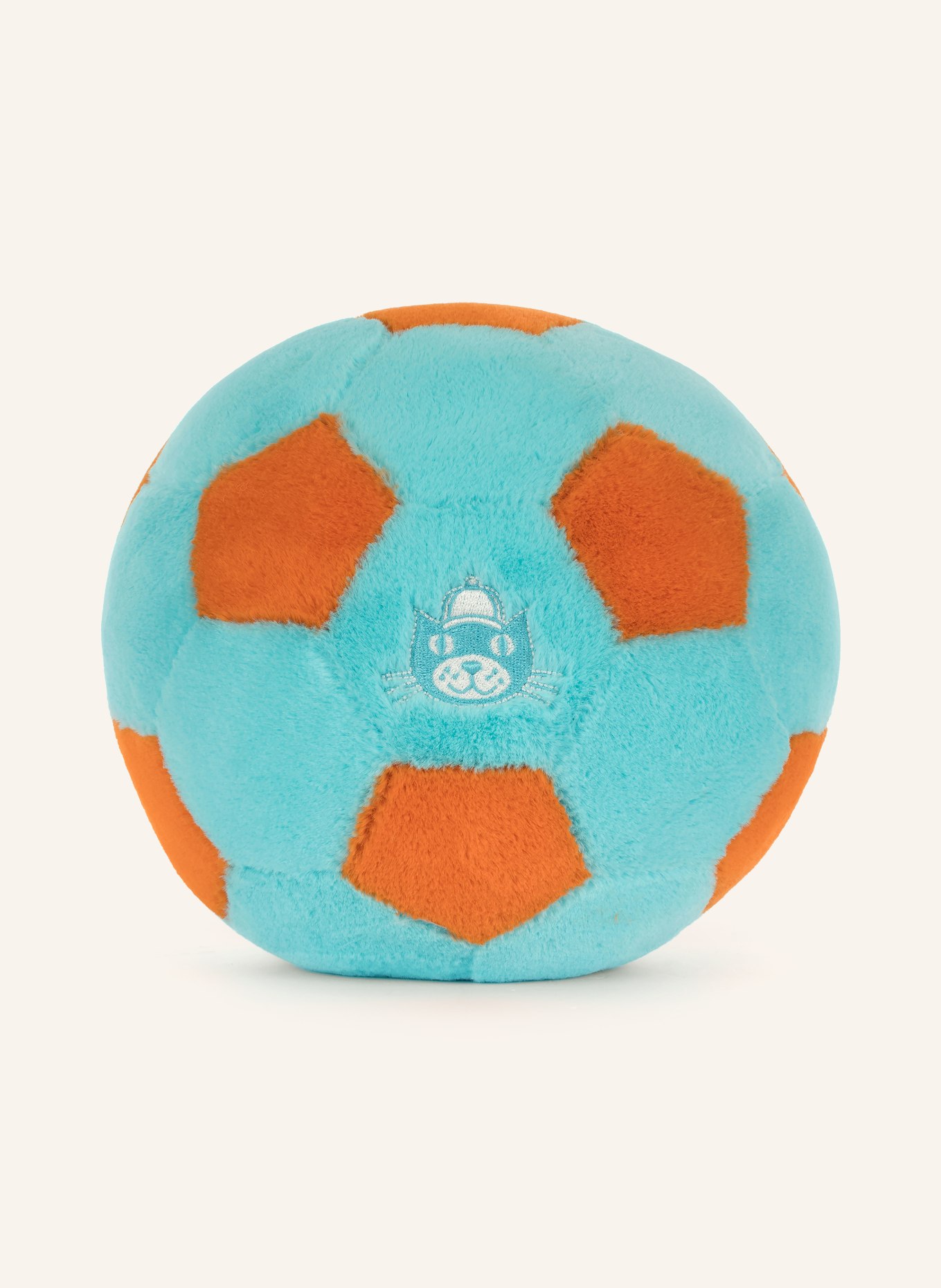 Jellycat Knuffels AMUSEABLES JELLYCAT FOOTBALL: NEONBLAUW / ORANJE