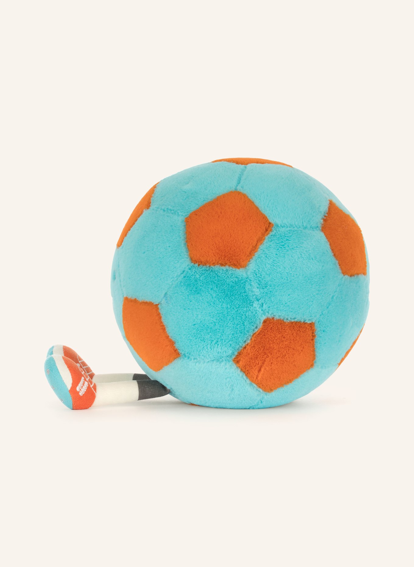 Jellycat Knuffels AMUSEABLES JELLYCAT FOOTBALL: NEONBLAUW / ORANJE