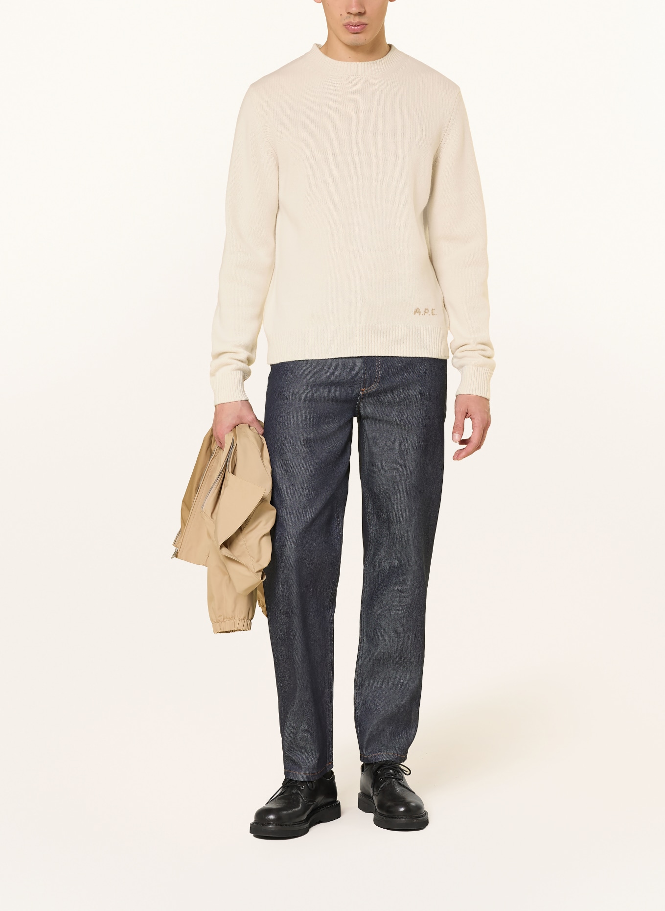 A.P.C. Pullover EDMOND: CREME
