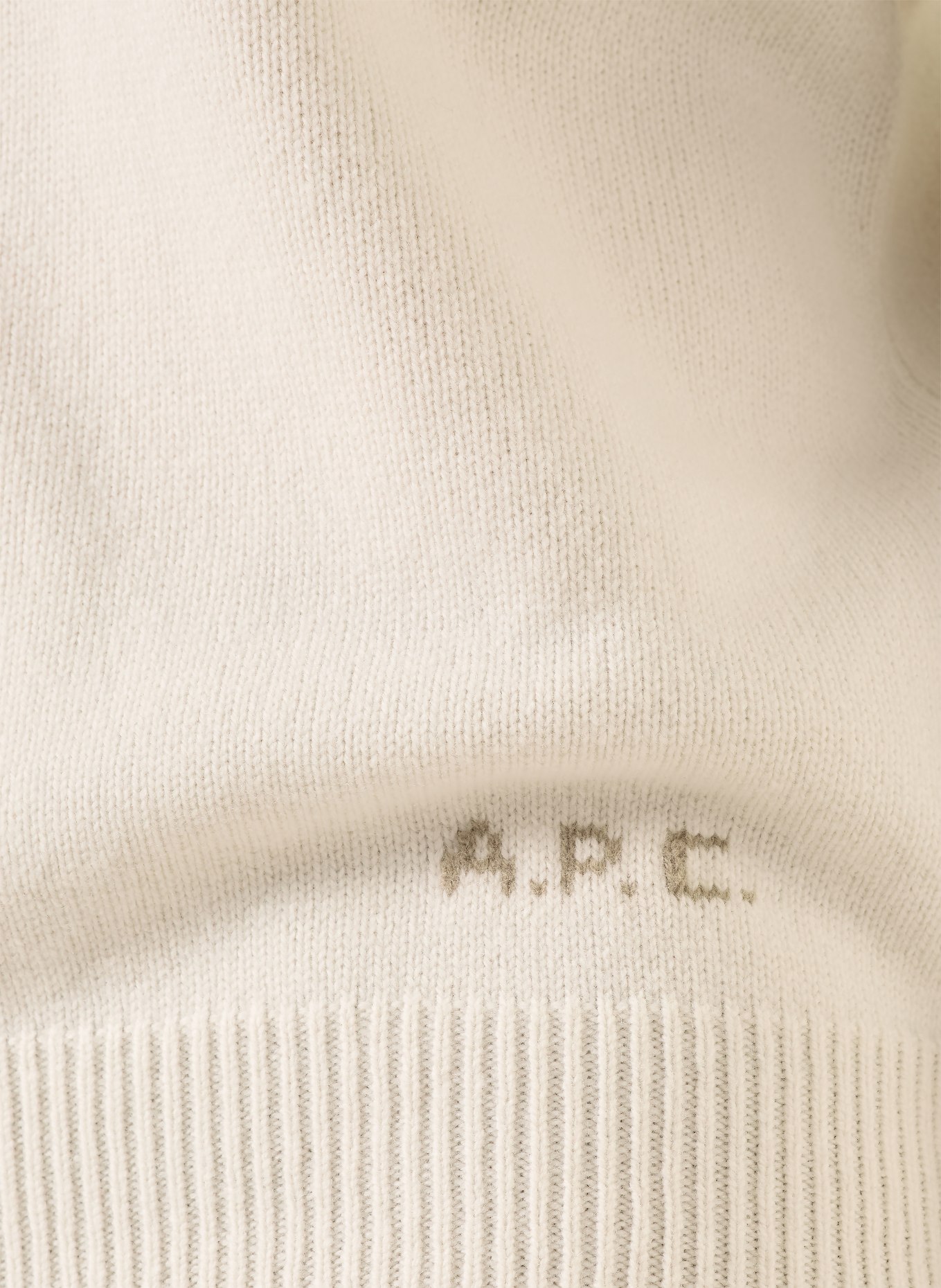 A.P.C. Pullover EDMOND: CREME