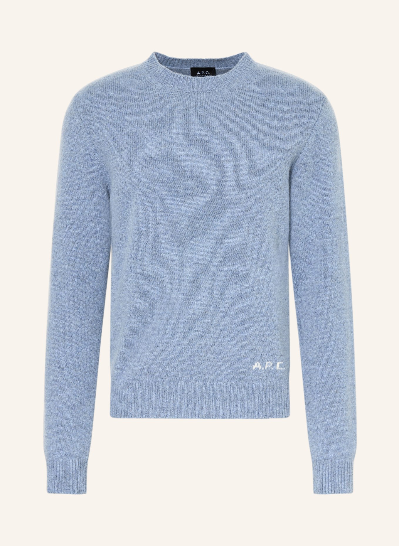 A.P.C. Pullover EDMOND: HELLBLAU