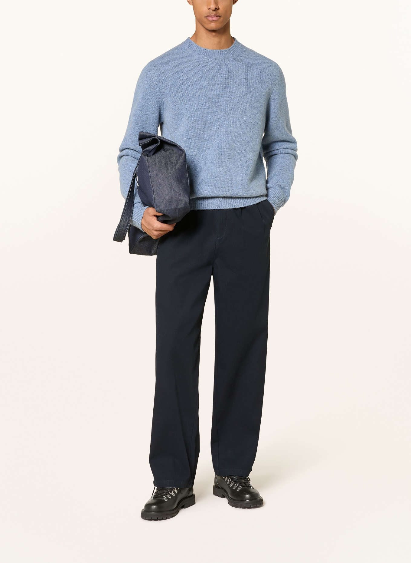 A.P.C. Pullover EDMOND: HELLBLAU