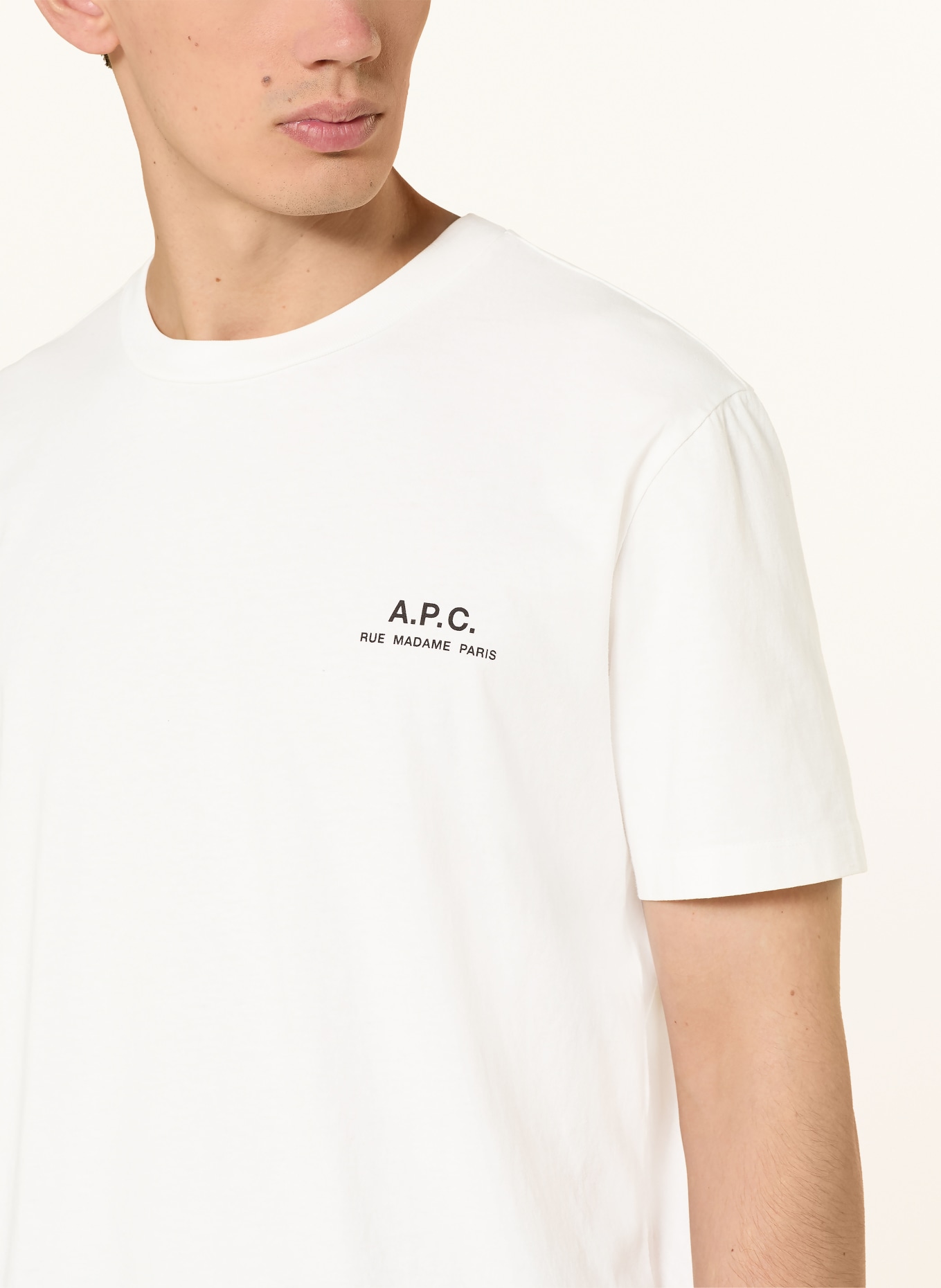 A.P.C. T-Shirt: CREME