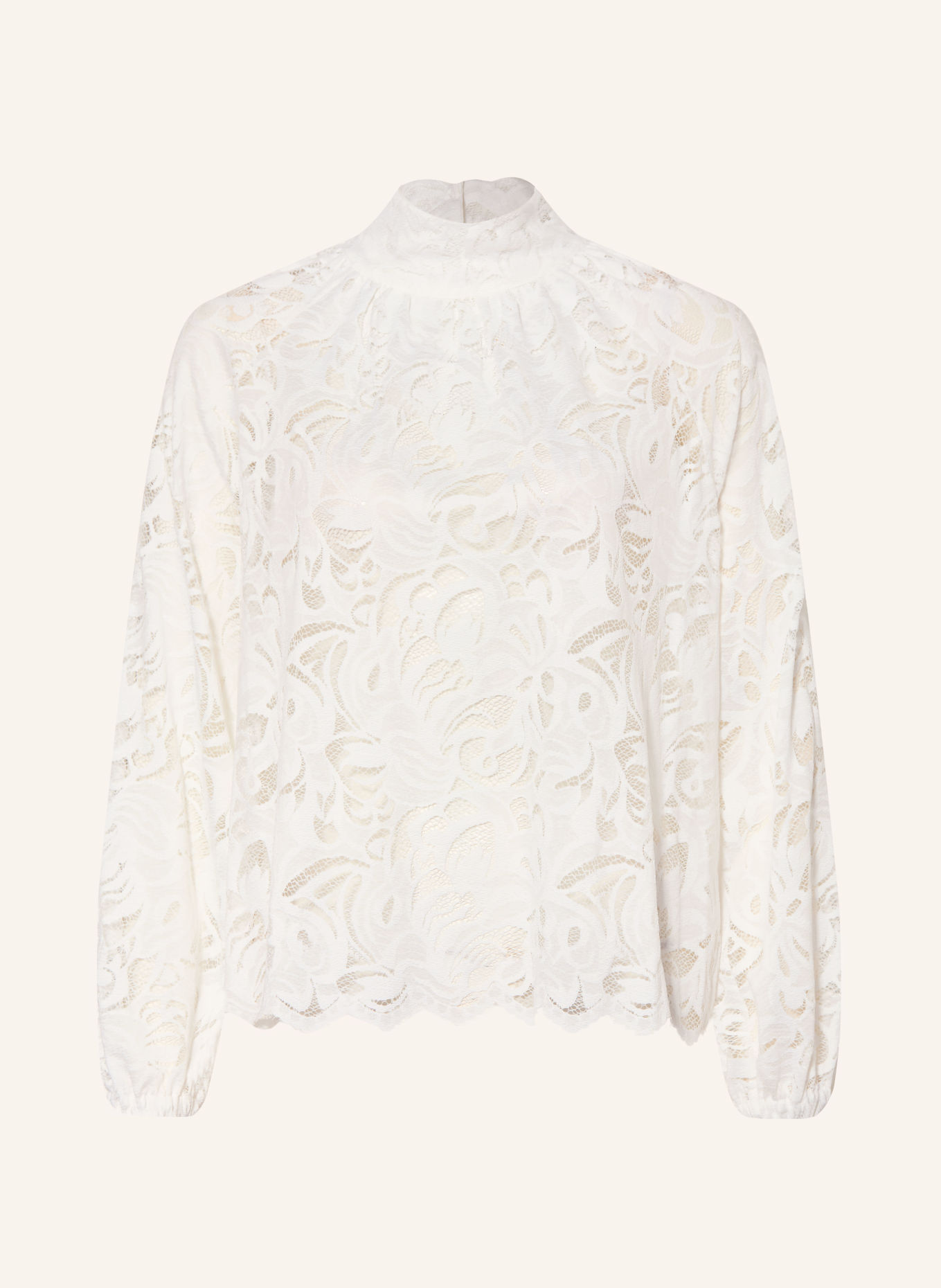 van Laack Blusenshirt VL-YEMINA-XX aus Spitze: WEISS