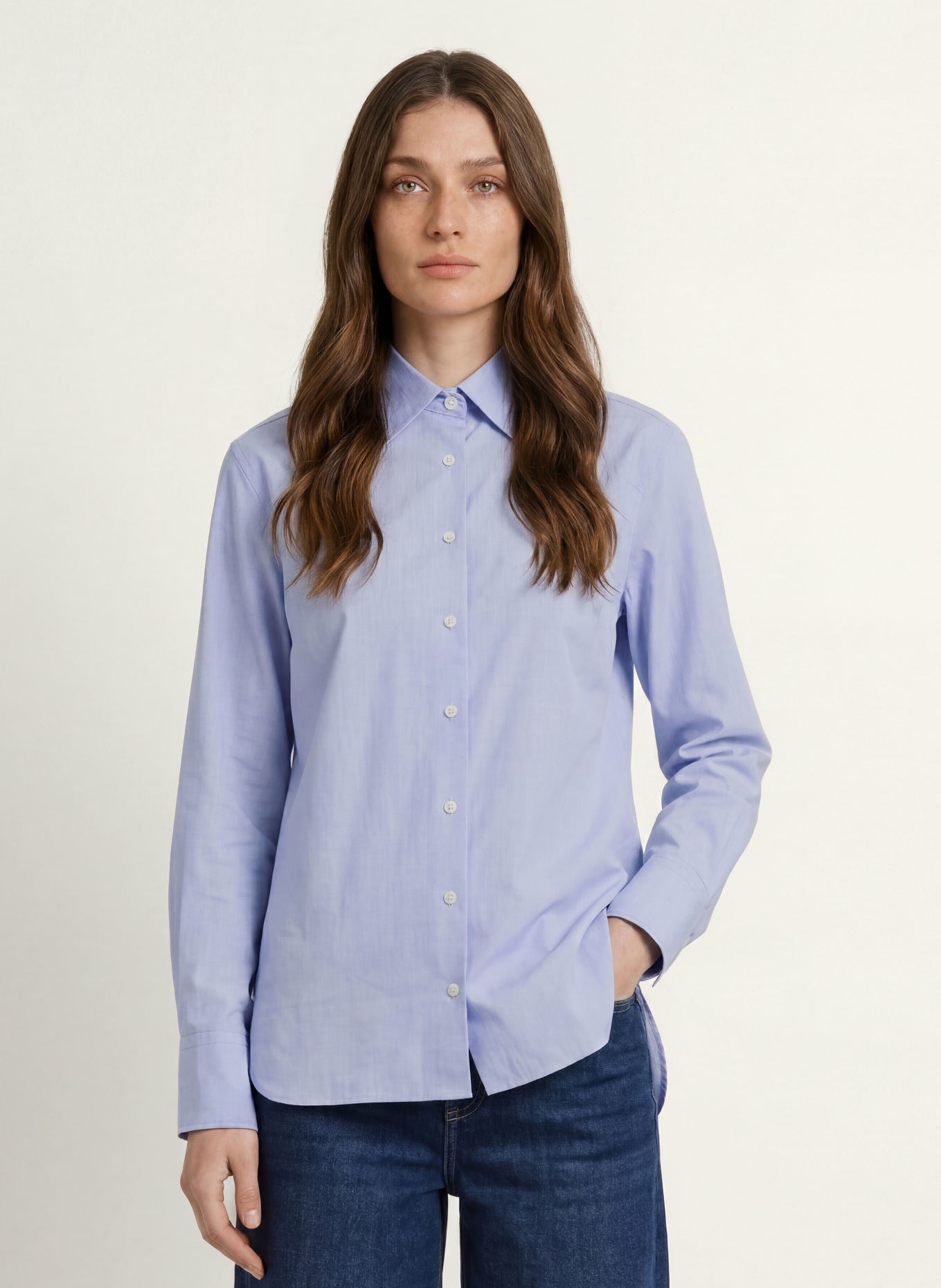 van Laack Hemdbluse VL-PRINCYS-KO: HELLBLAU