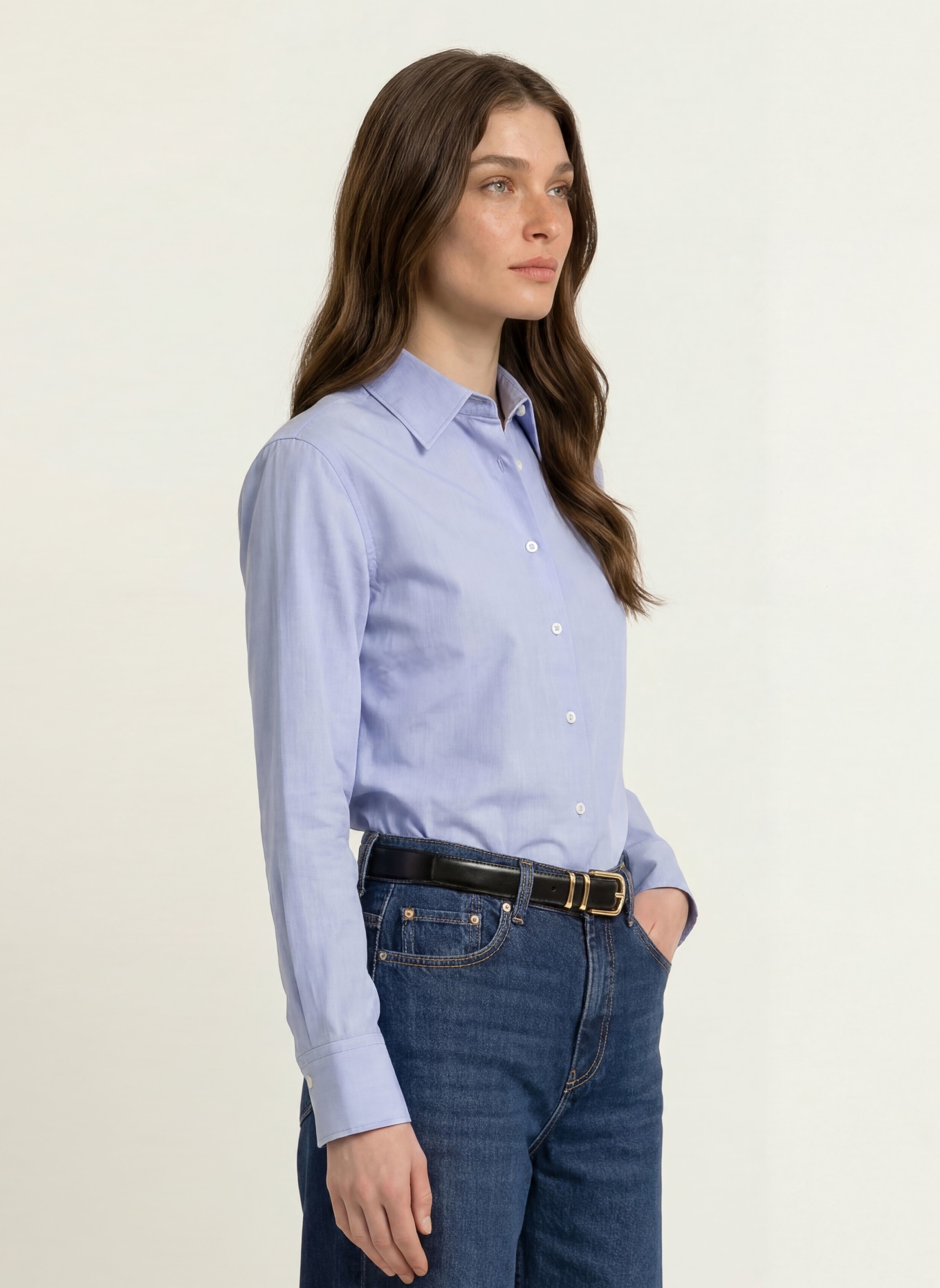 van Laack Hemdbluse VL-PRINCYS-KO: HELLBLAU