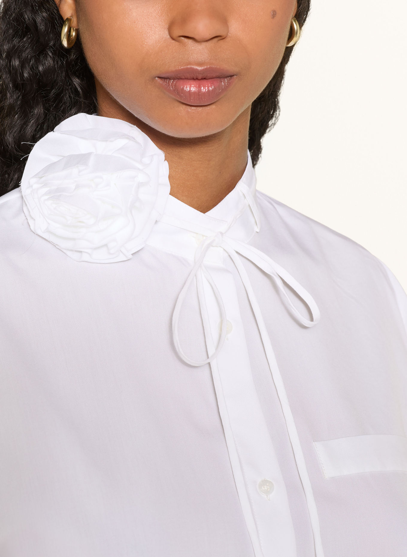 van Laack Blouse VL-BIJA-APPL: WIT