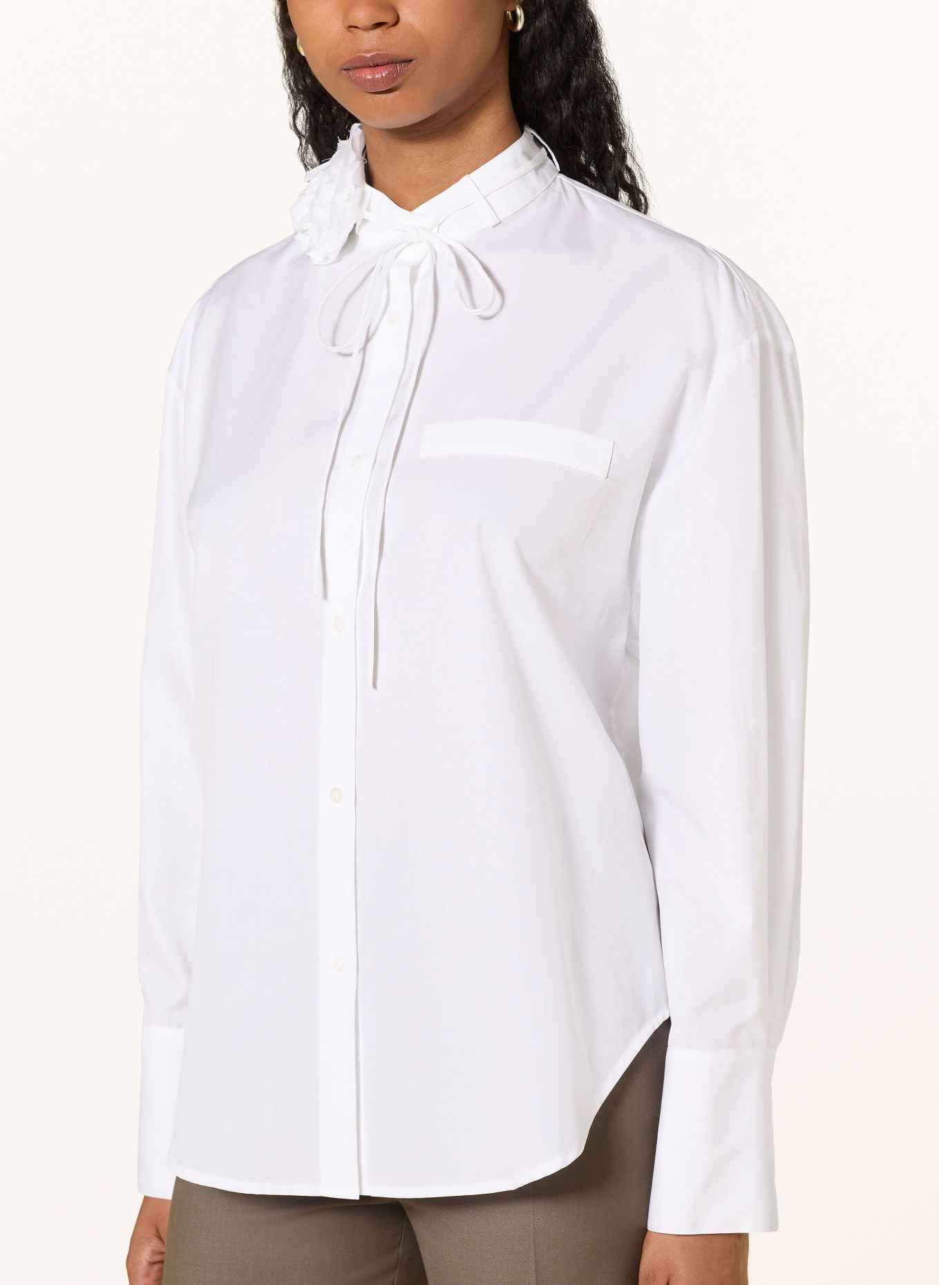 van Laack Blouse VL-BIJA-APPL: WIT