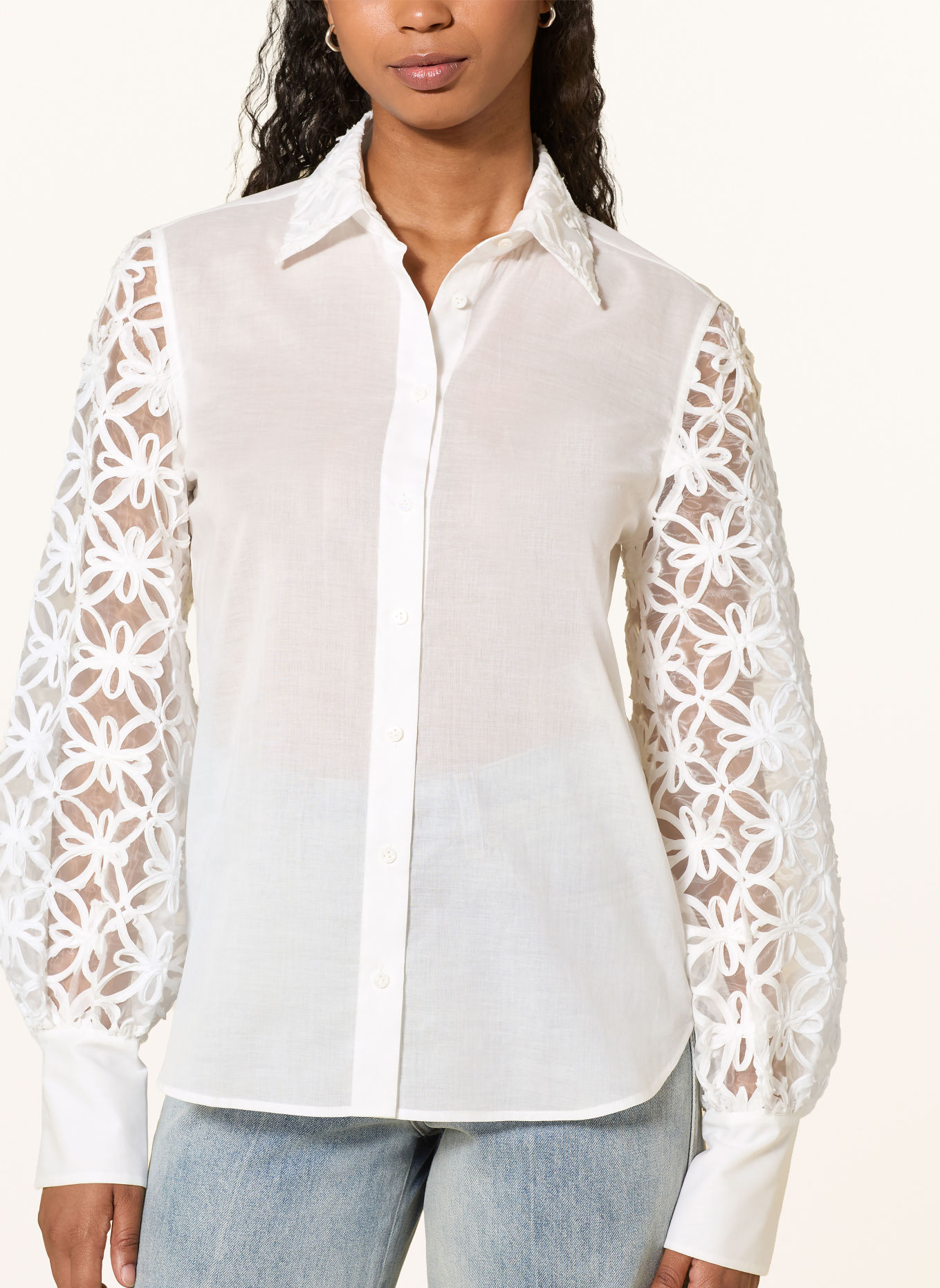 van Laack Overhemdblouse VL-CELLINA: WIT