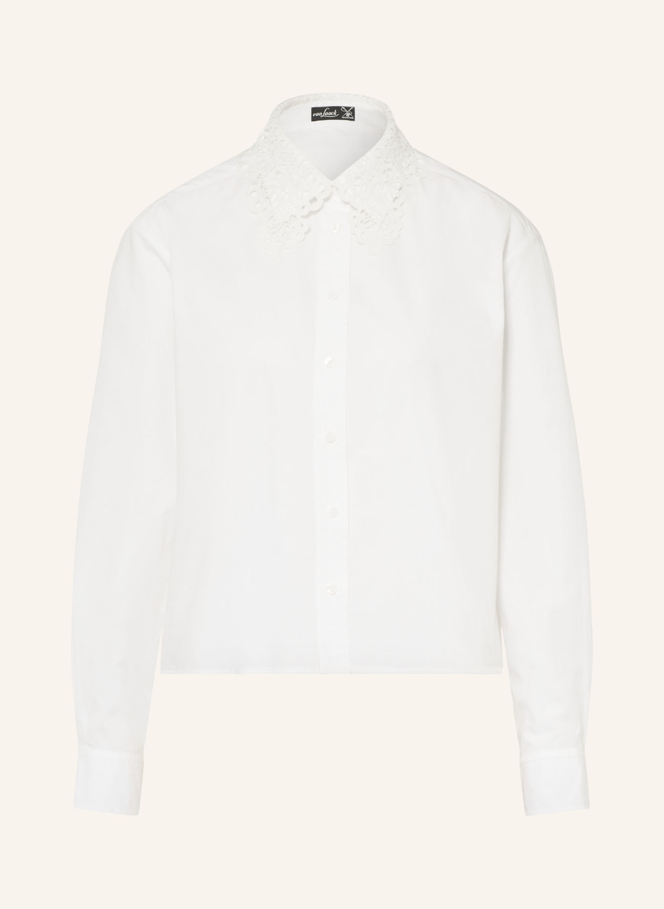 van Laack Overhemdblouse VL-FLOKAS-APPL: WIT