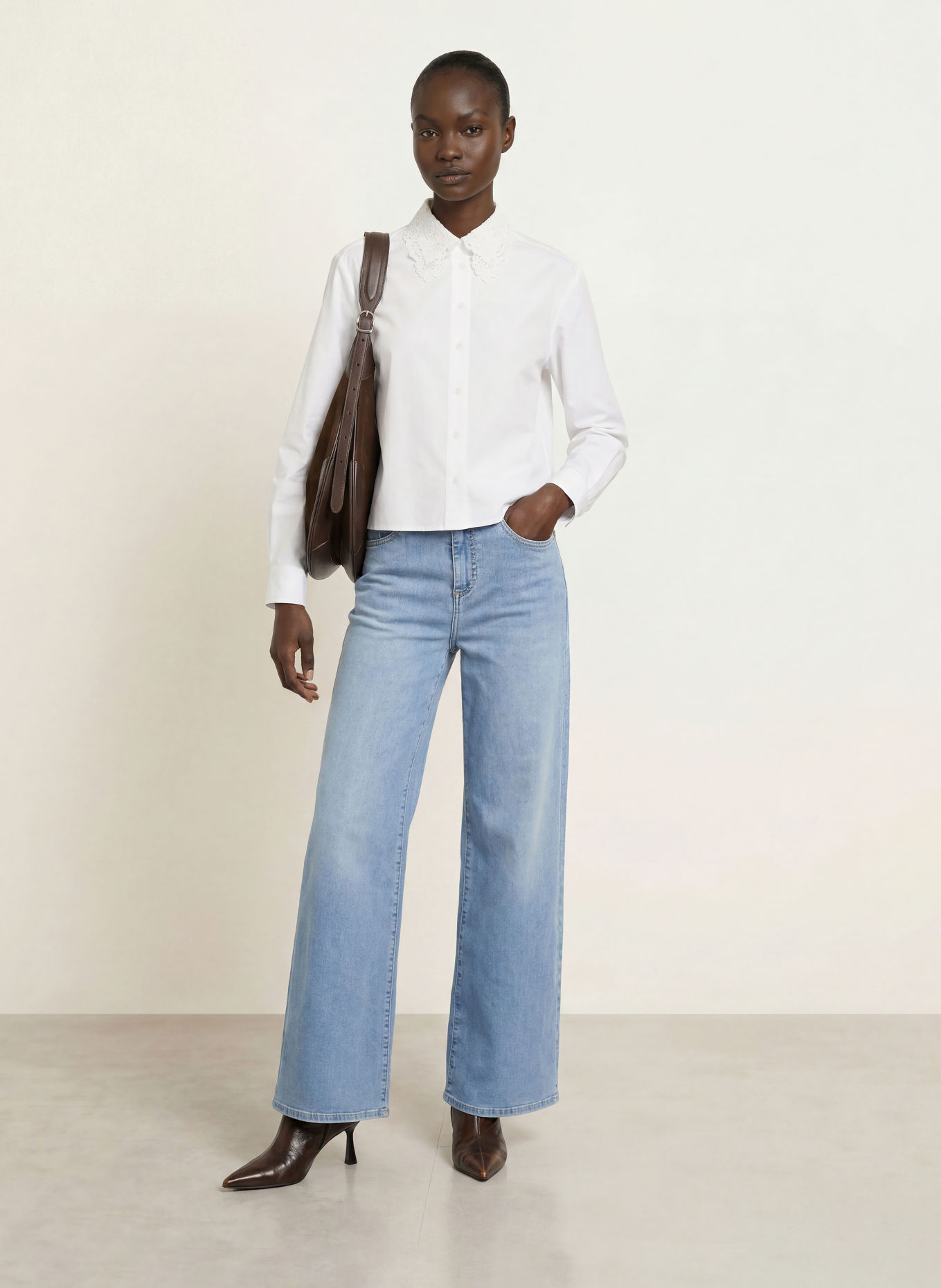 van Laack Overhemdblouse VL-FLOKAS-APPL: WIT