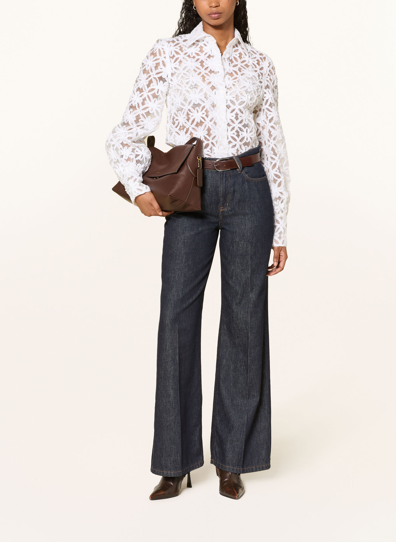 van Laack Overhemdblouse VL-CELLINA-XX: WIT