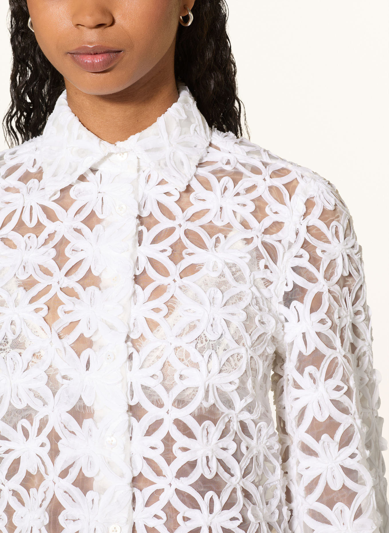 van Laack Overhemdblouse VL-CELLINA-XX: WIT