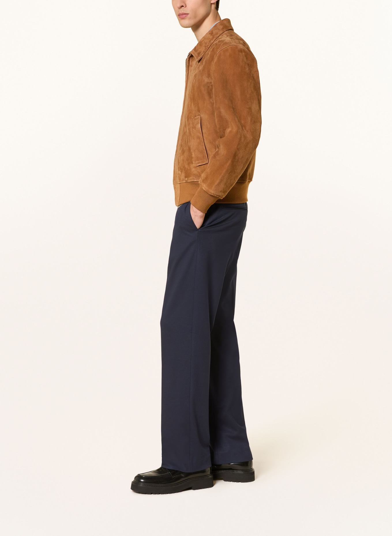 TIGER OF SWEDEN Hose ISCOVE im Jogging-Stil Regular Fit: DUNKELBLAU