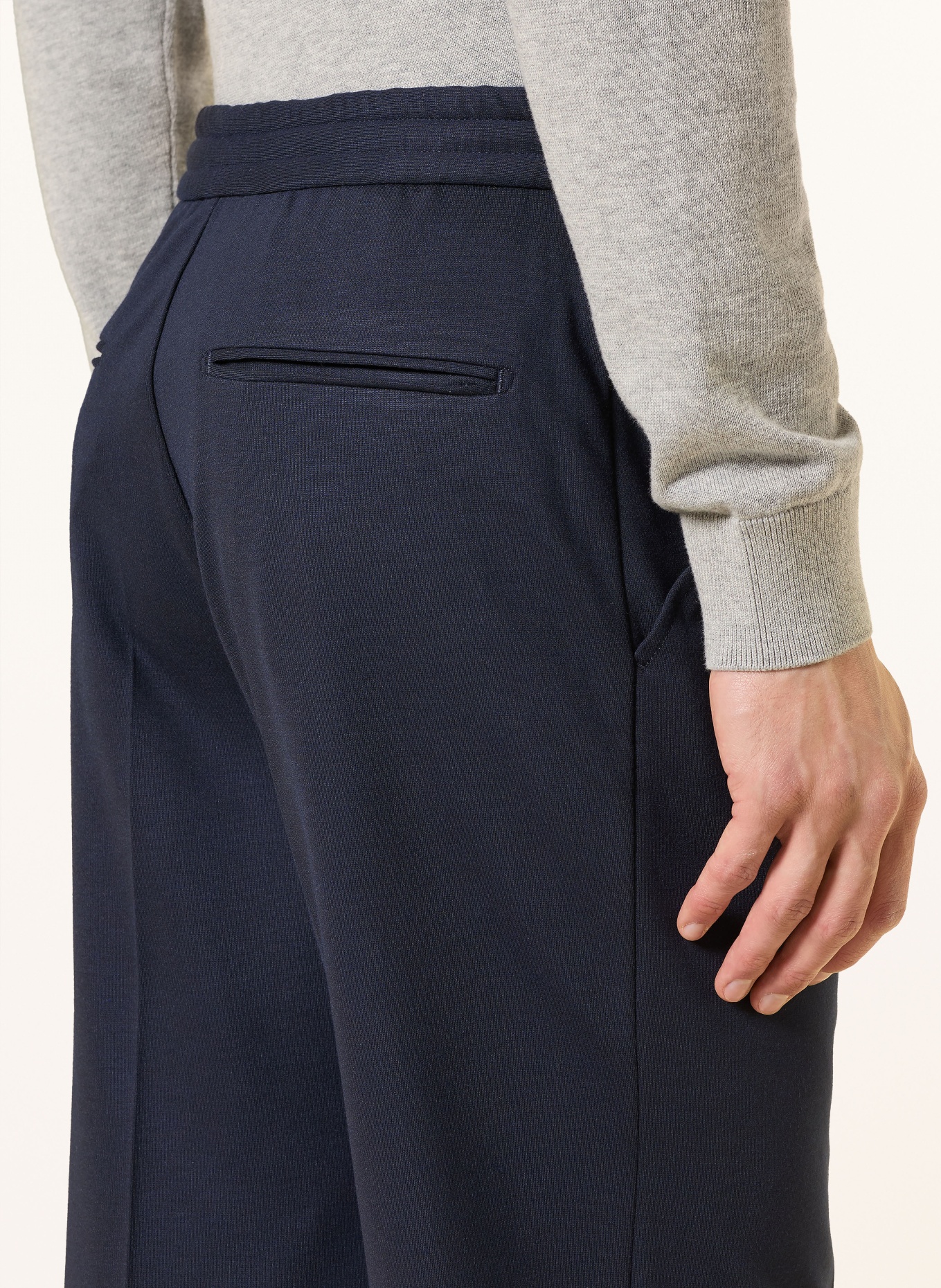 TIGER OF SWEDEN Hose ISCOVE im Jogging-Stil Regular Fit: DUNKELBLAU