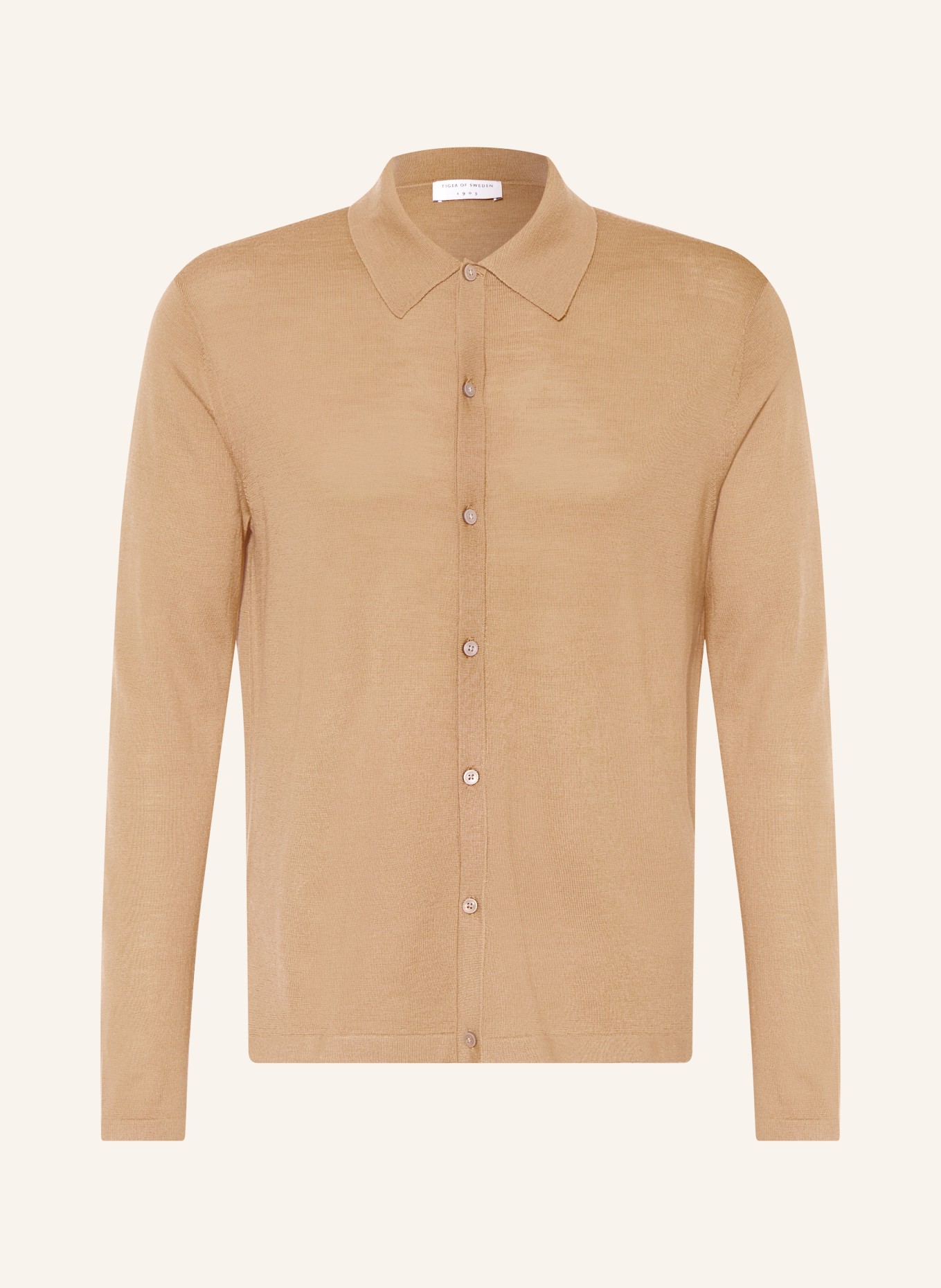 TIGER OF SWEDEN Košile VERKLIN Slim Fit: VELBLOUDÍ