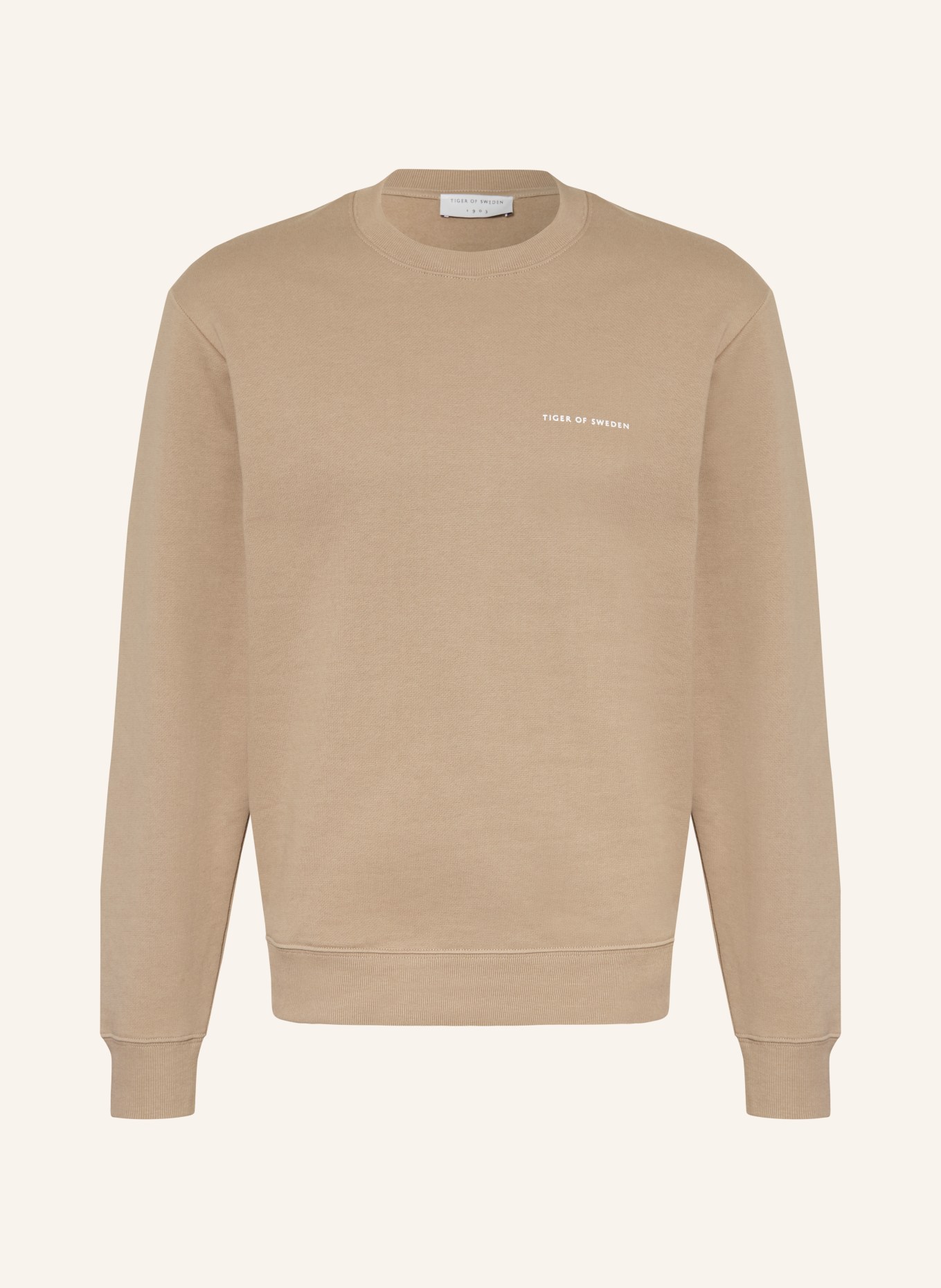 TIGER OF SWEDEN EMERSON Sweatshirt: LIGHT BROWN