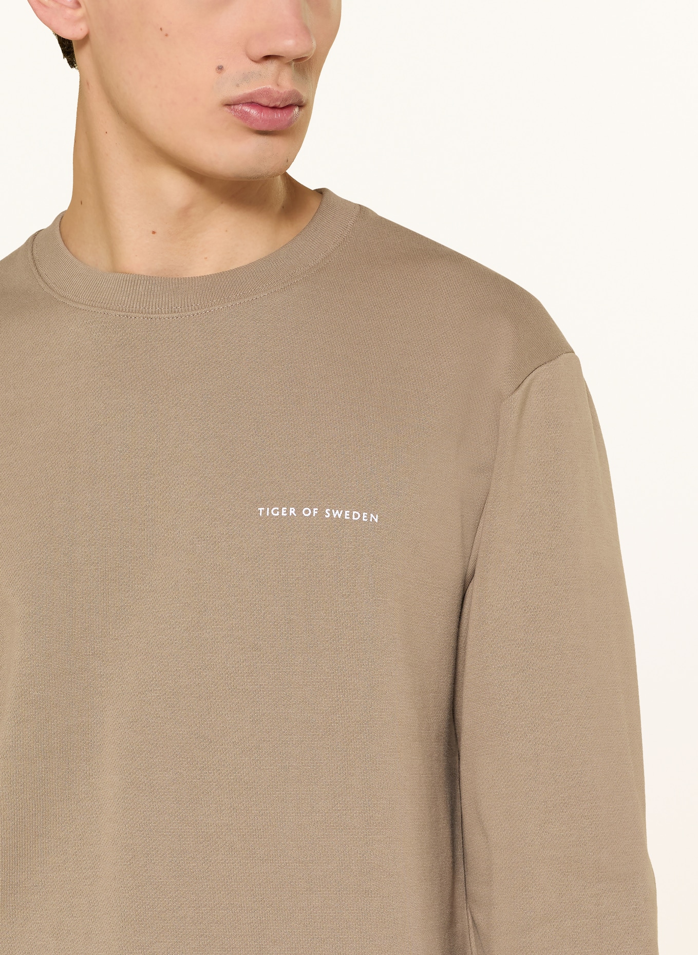 TIGER OF SWEDEN EMERSON Sweatshirt: LIGHT BROWN