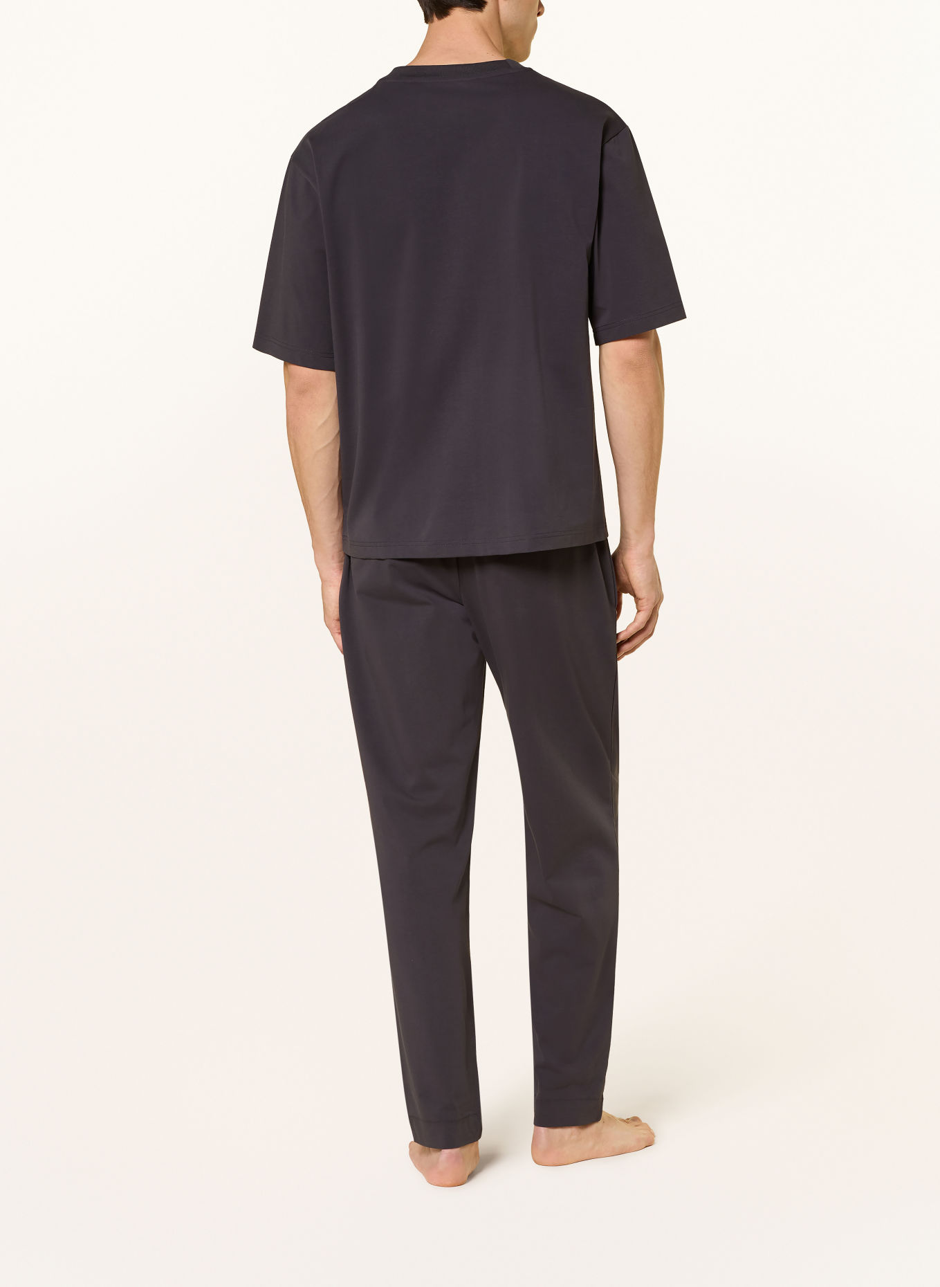 SCHIESSER Loungebroek MIX+RELAX: DONKERGRIJS