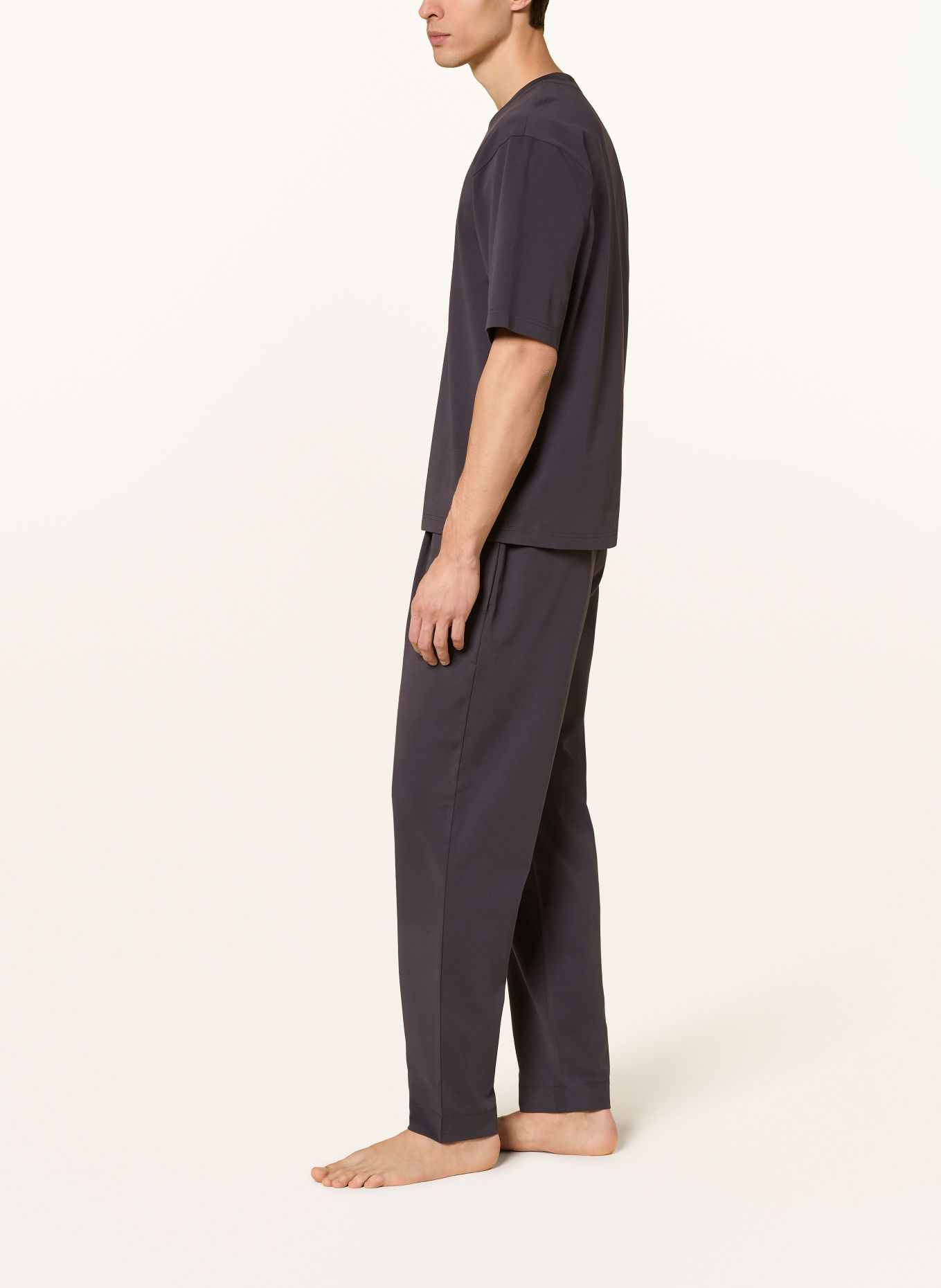 SCHIESSER Loungebroek MIX+RELAX: DONKERGRIJS