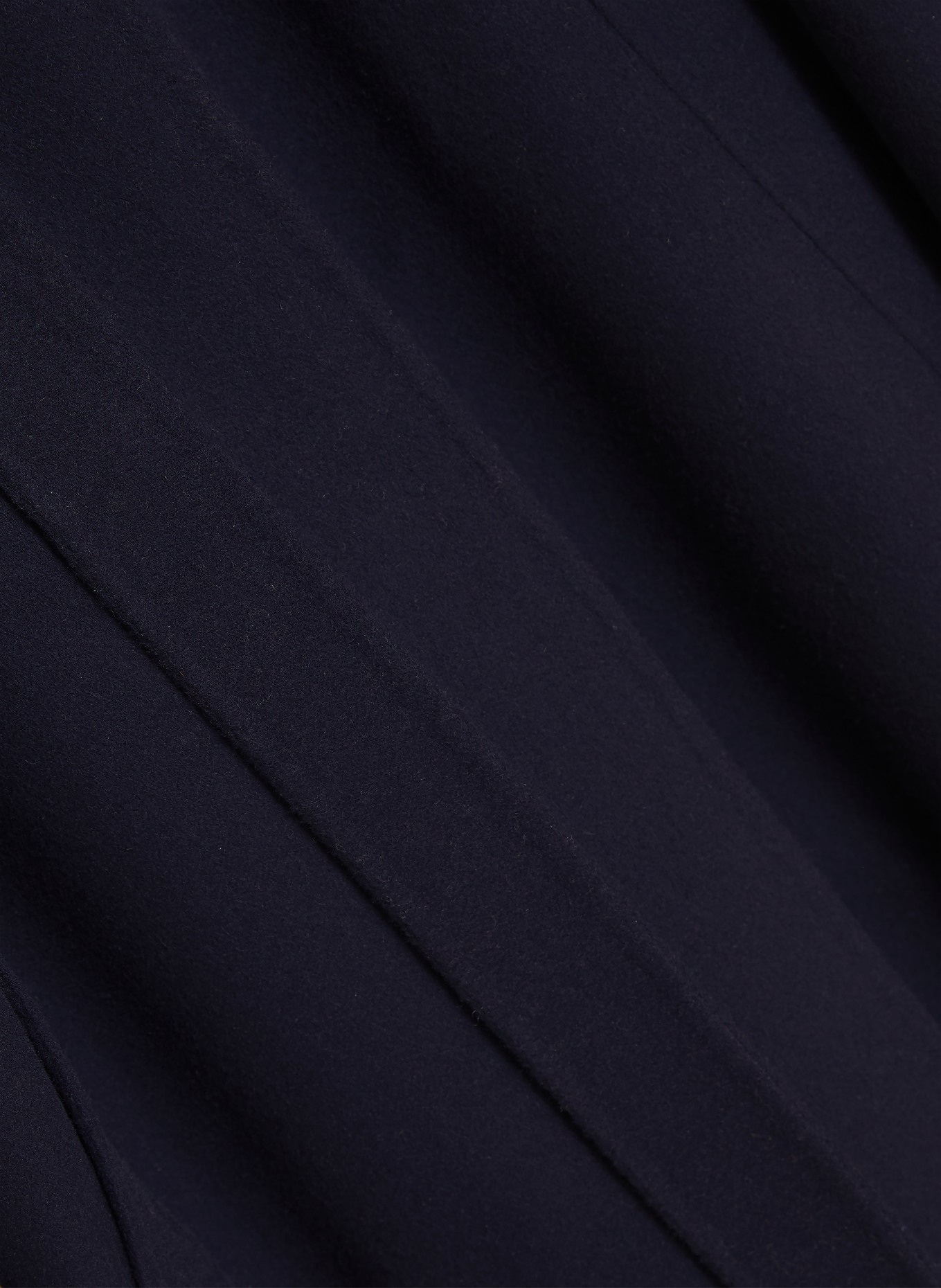 STELLA McCARTNEY Wool coat: DARK BLUE