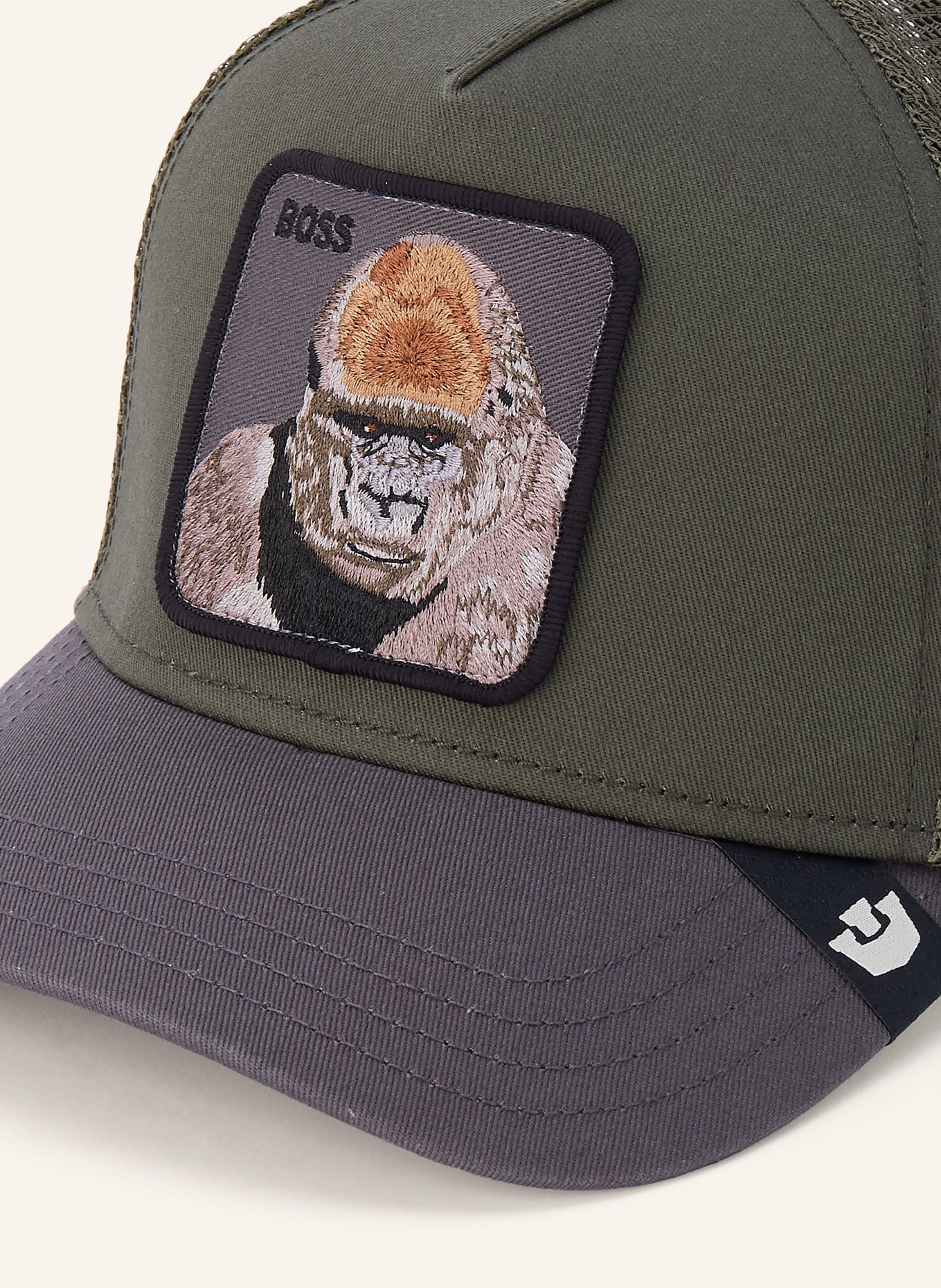 GOORIN BROS. Pet BOSS TRUCKER: DONKERGROEN / DONKERGRIJS