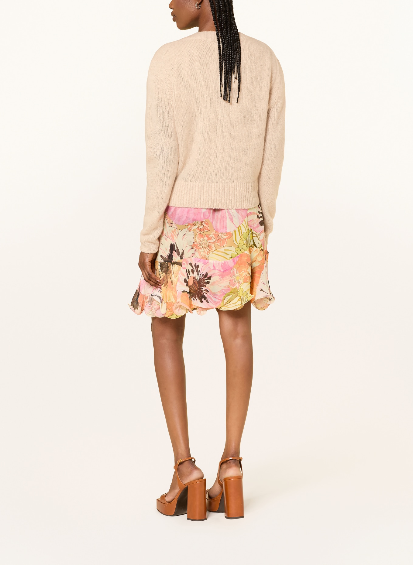 DOROTHEE SCHUMACHER LUXURY LOVE cashmere cardigan: BEIGE