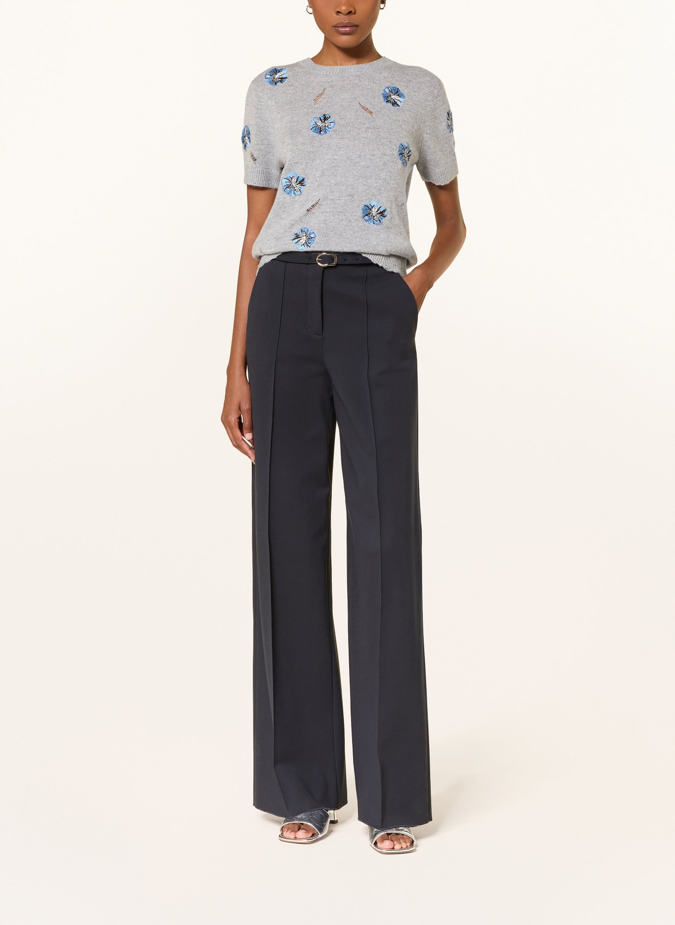 DOROTHEE SCHUMACHER Marlenehose EMOTIONAL ESSENCE: DUNKELBLAU