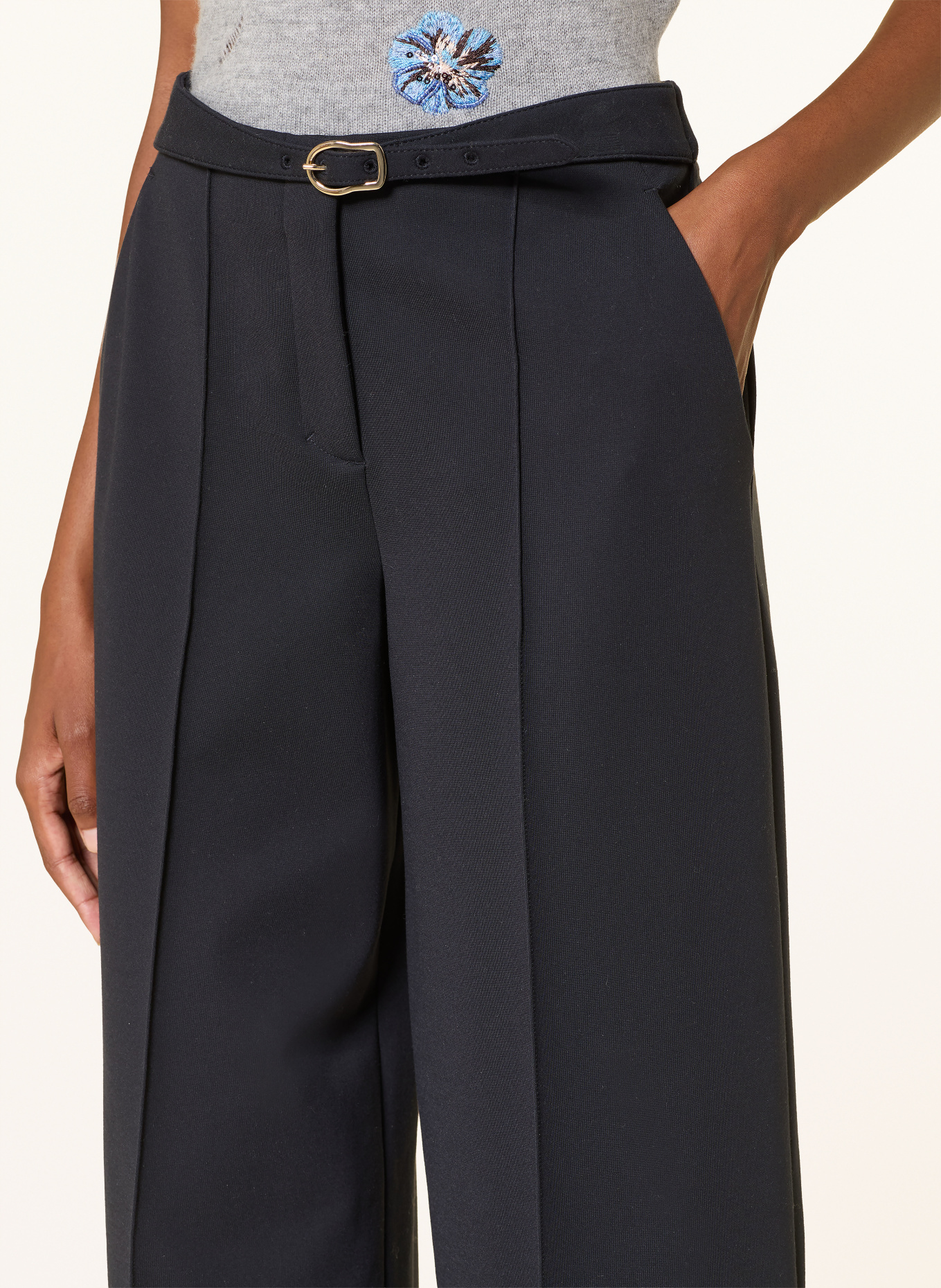 DOROTHEE SCHUMACHER Marlenehose EMOTIONAL ESSENCE: DUNKELBLAU